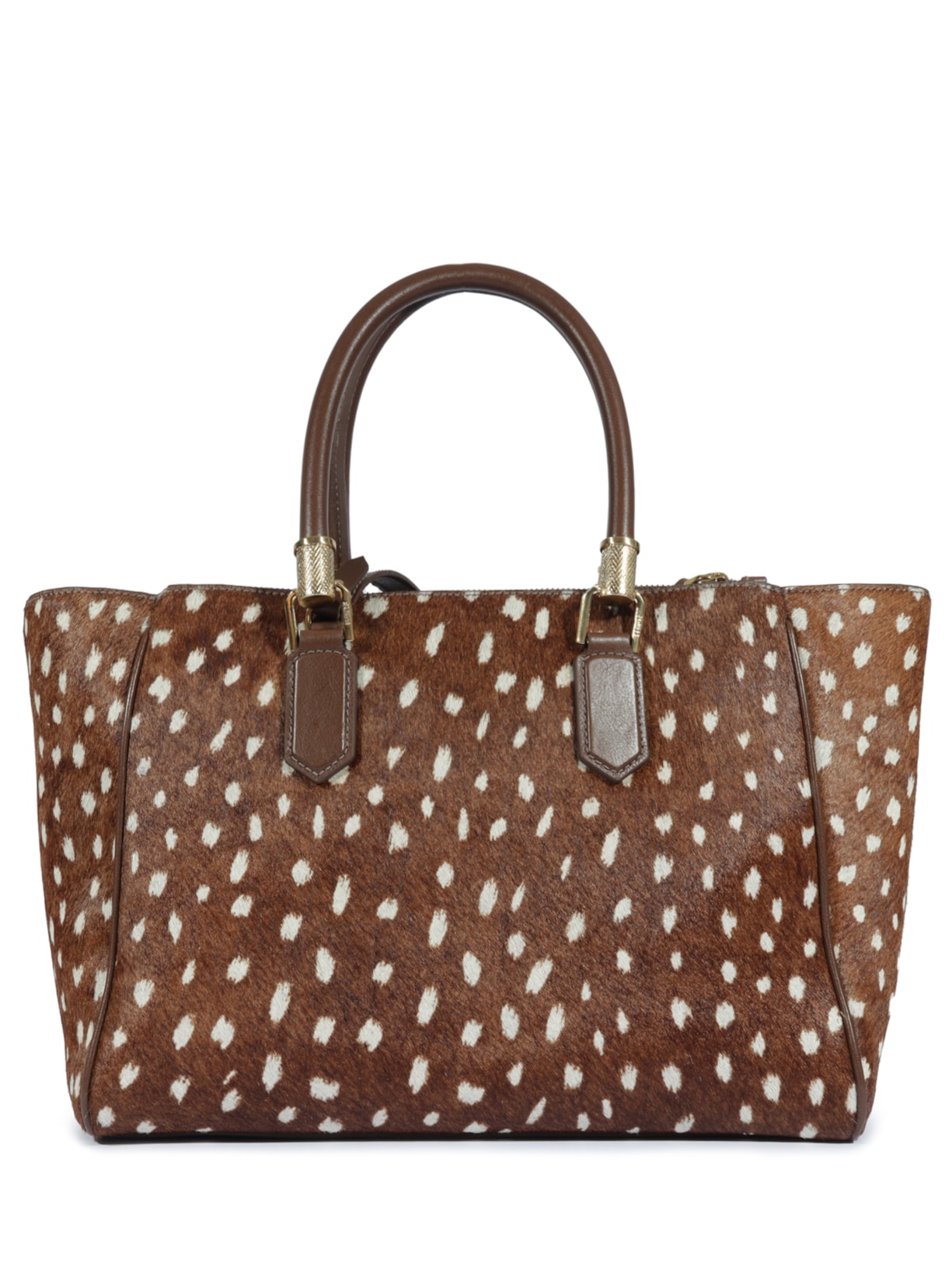 Bolsa Feminina Tote Lauren Couro - Animal Print