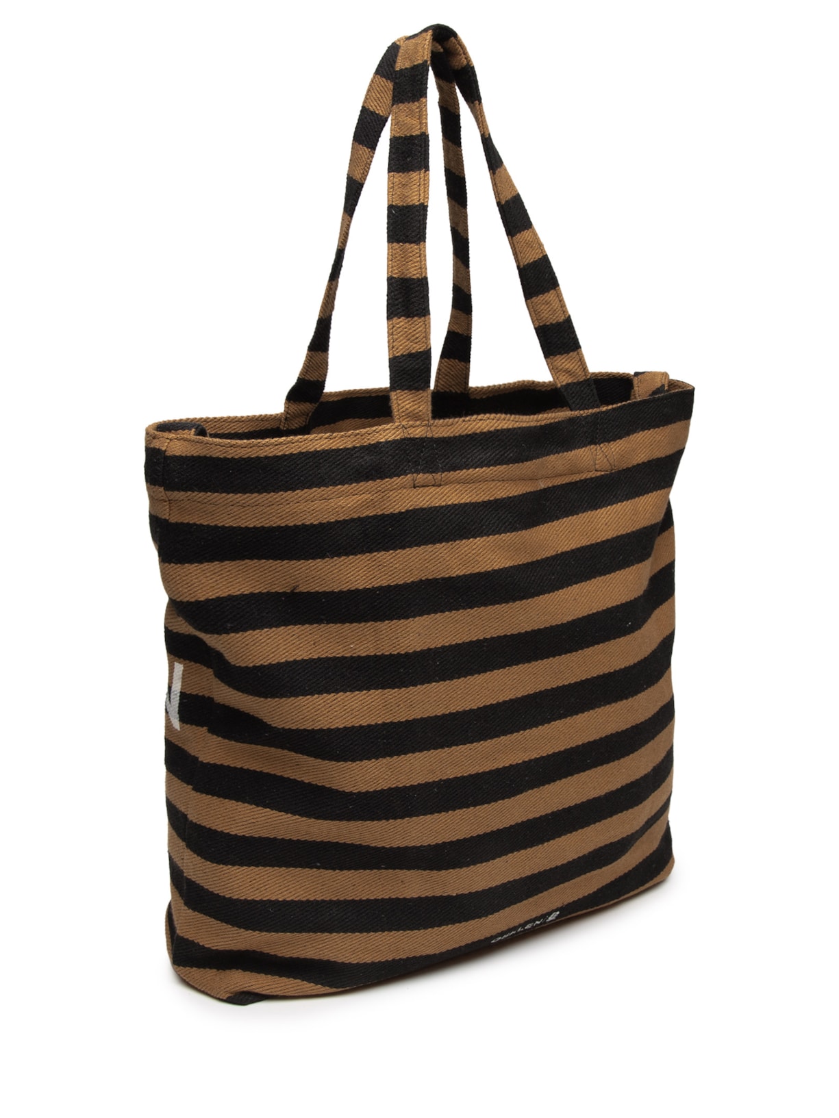 Bolsa Feminina Tote Made In Brazil Stripes Marrom Osklen