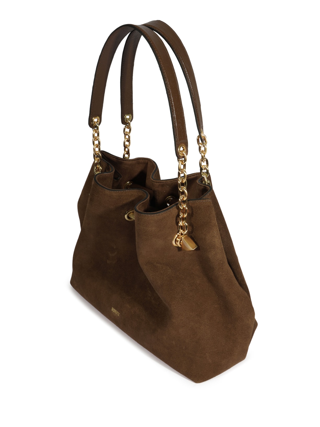 Bolsa Feminina Tote Marzie Camurça Marrom Schutz