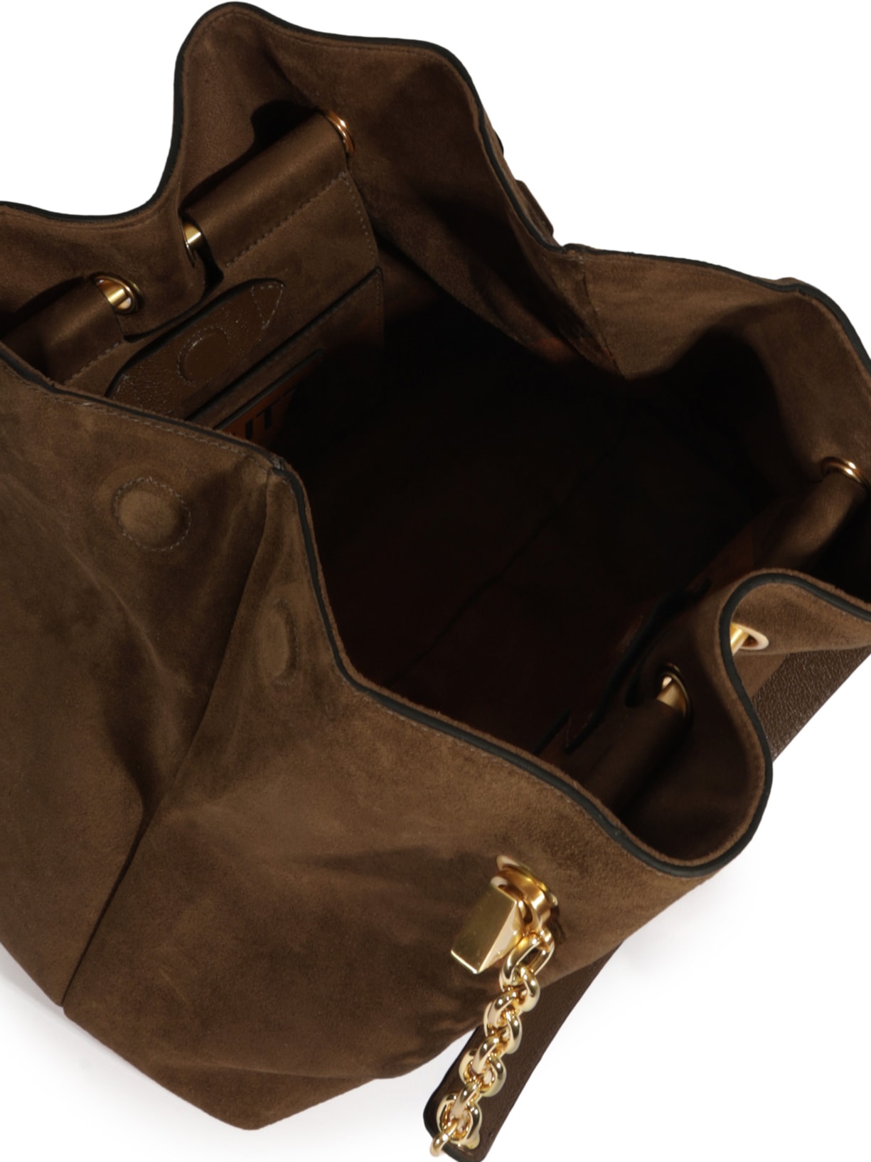 Bolsa Feminina Tote Marzie Camurça Marrom Schutz