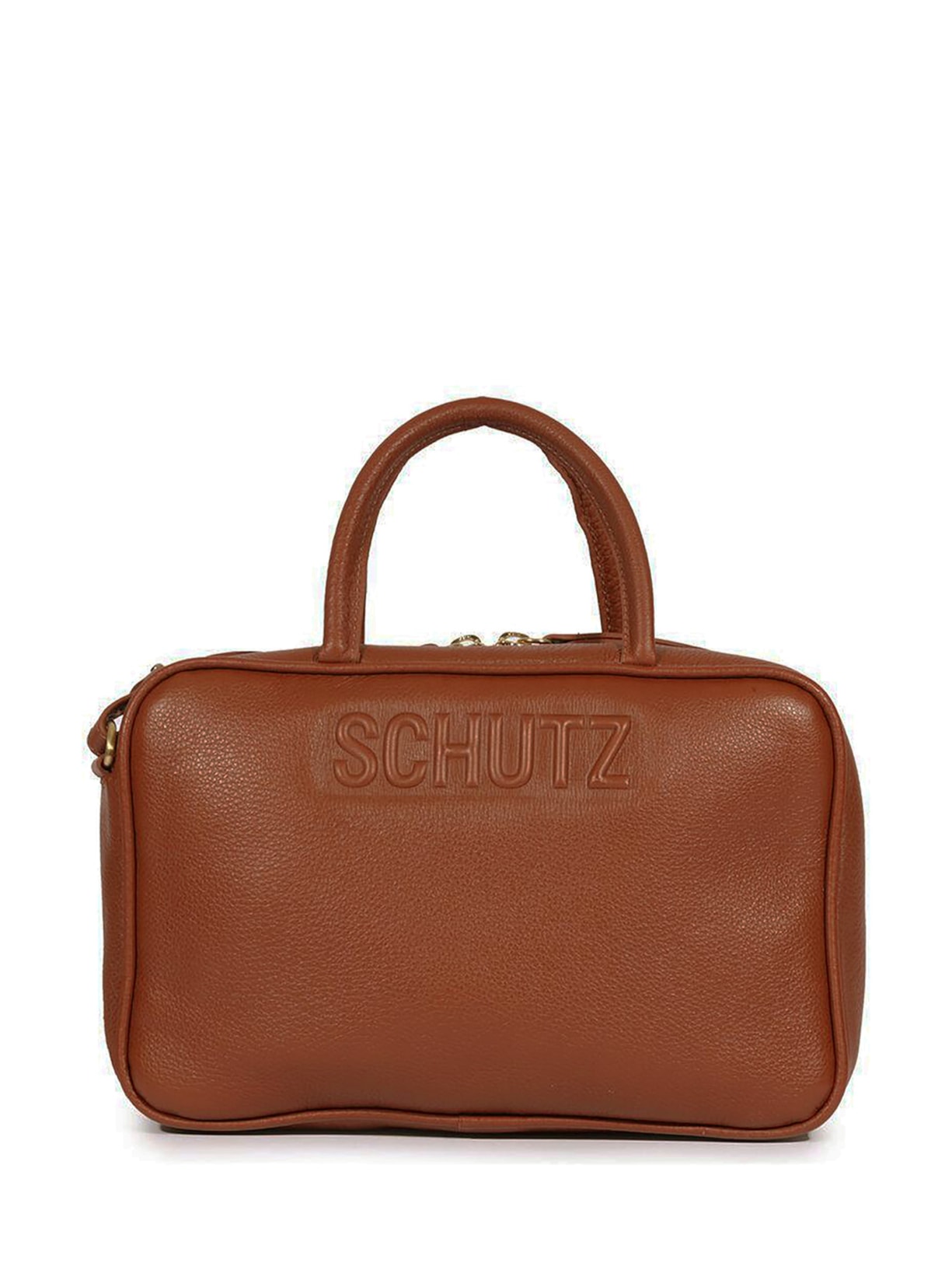 Bolsa Feminina Tote Média Couro - Marrom