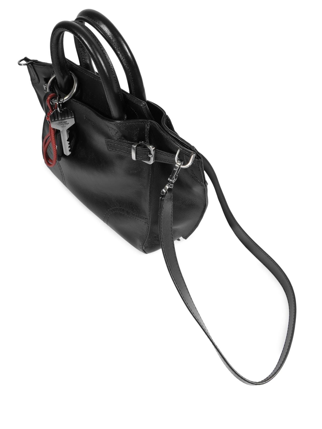 Bolsa Feminina Tote Média Heaven Couro Preto Schutz