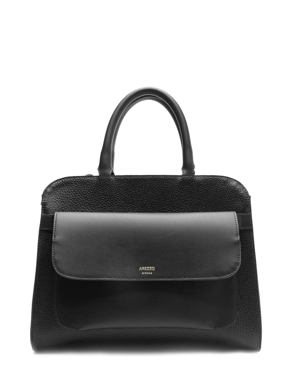 Bolsa Feminina Tote Média Pouch Removível - Preto