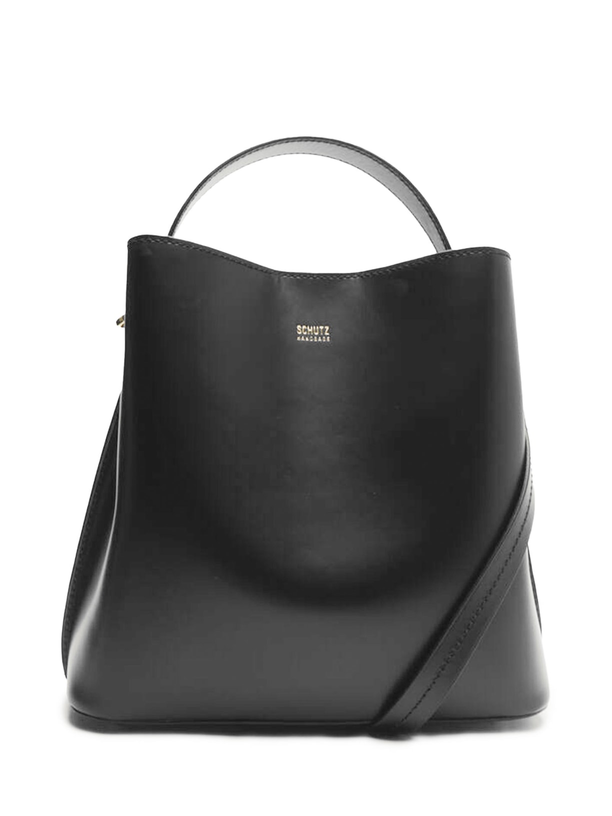 Bolsa Feminina Tote Médio Couro - Preto