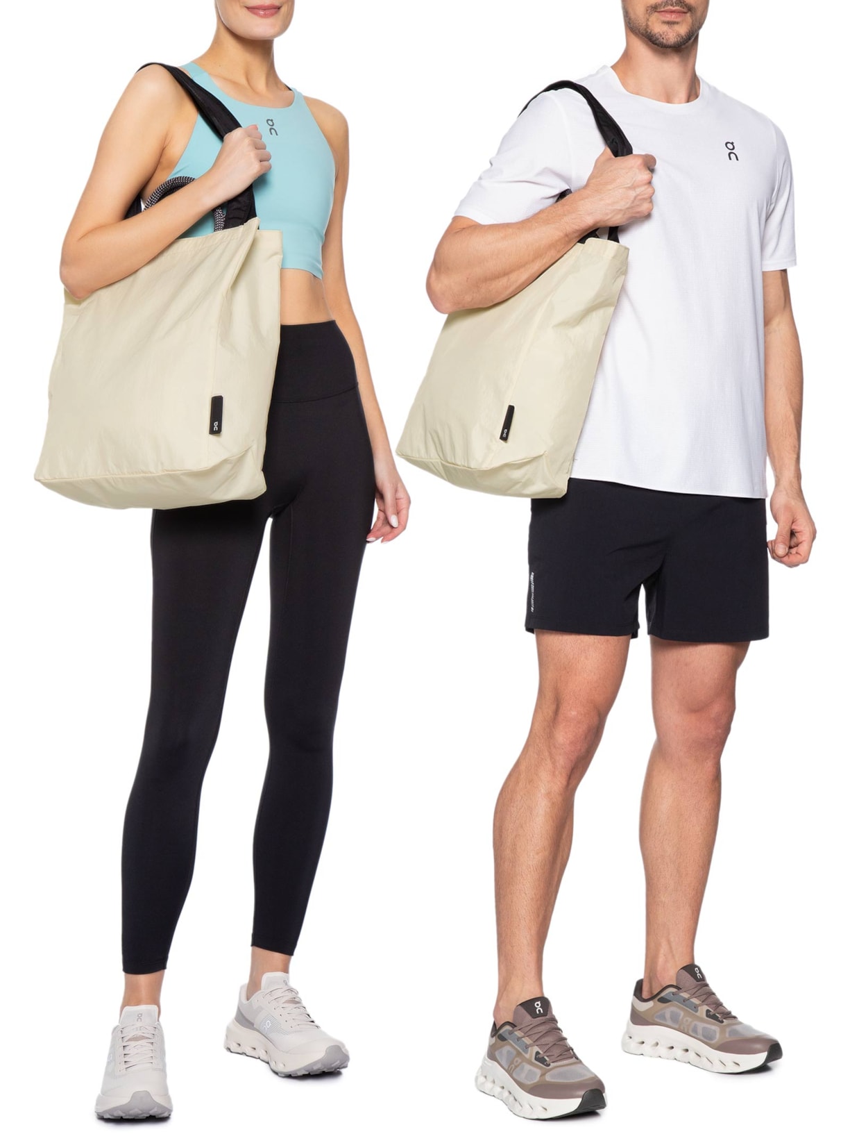 Bolsa Feminina Tote Pack 25L Bege On Running