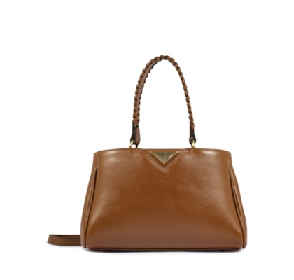 Bolsa Feminina Tote Pequena Sunny Couro - Marrom