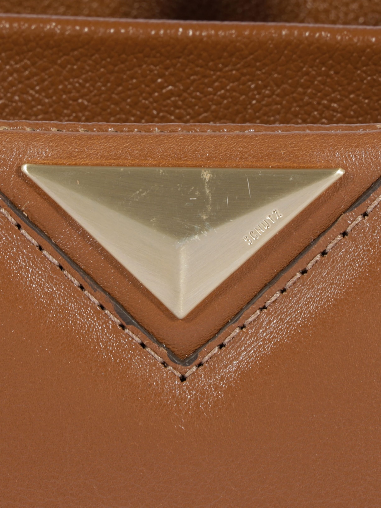 Bolsa Feminina Tote Pequena Sunny Couro Marrom Schutz