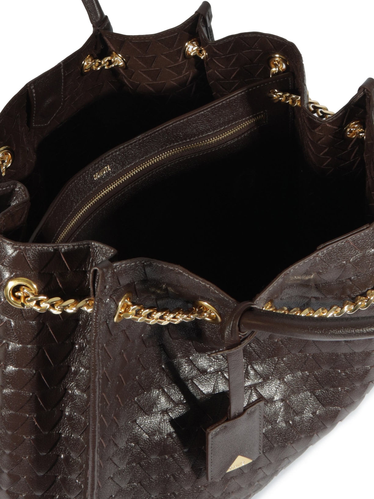 Bolsa Feminina Tote Rebecca Couro Marrom Schutz