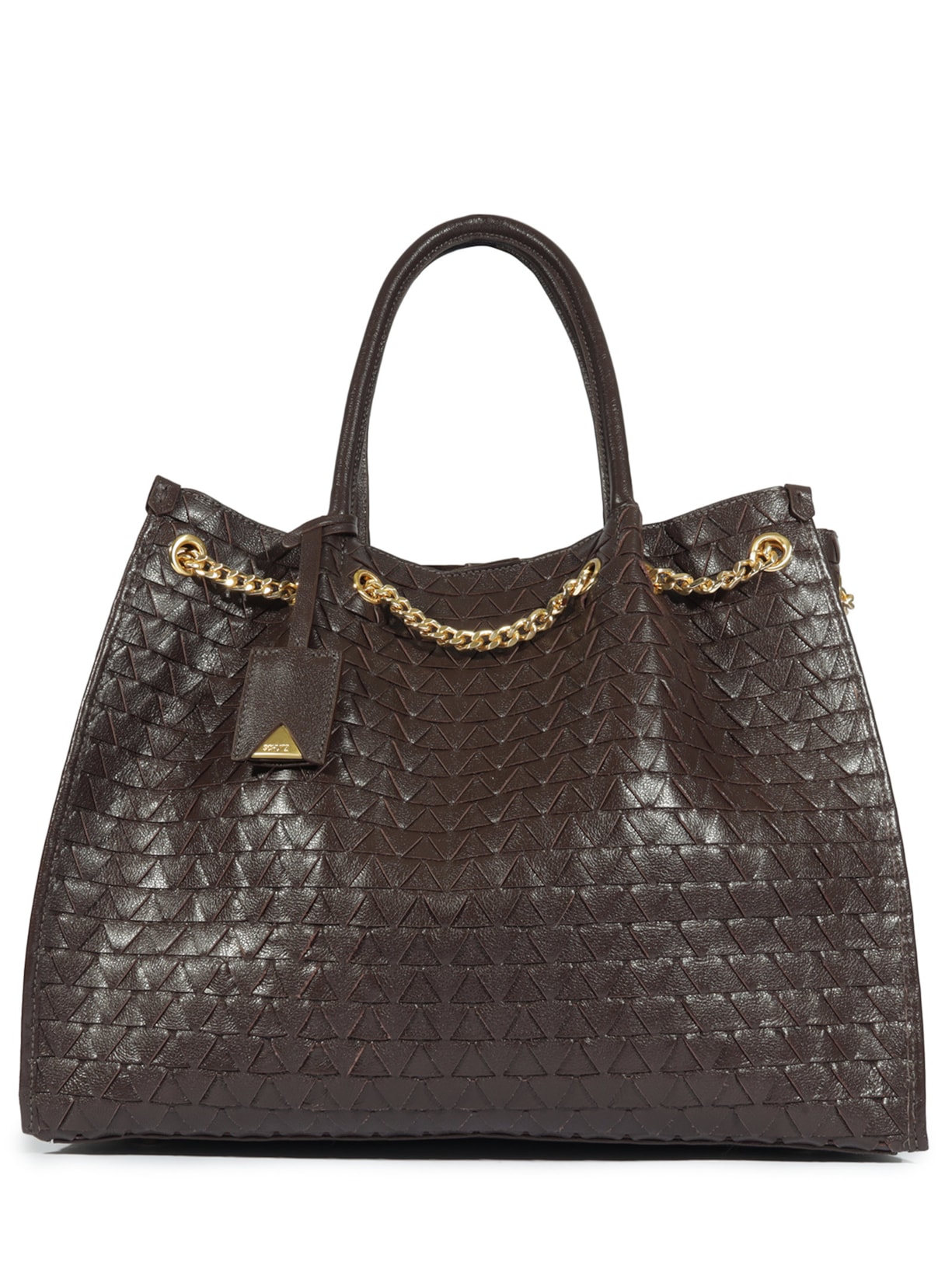 Bolsa Feminina Tote Rebecca Couro Marrom Schutz