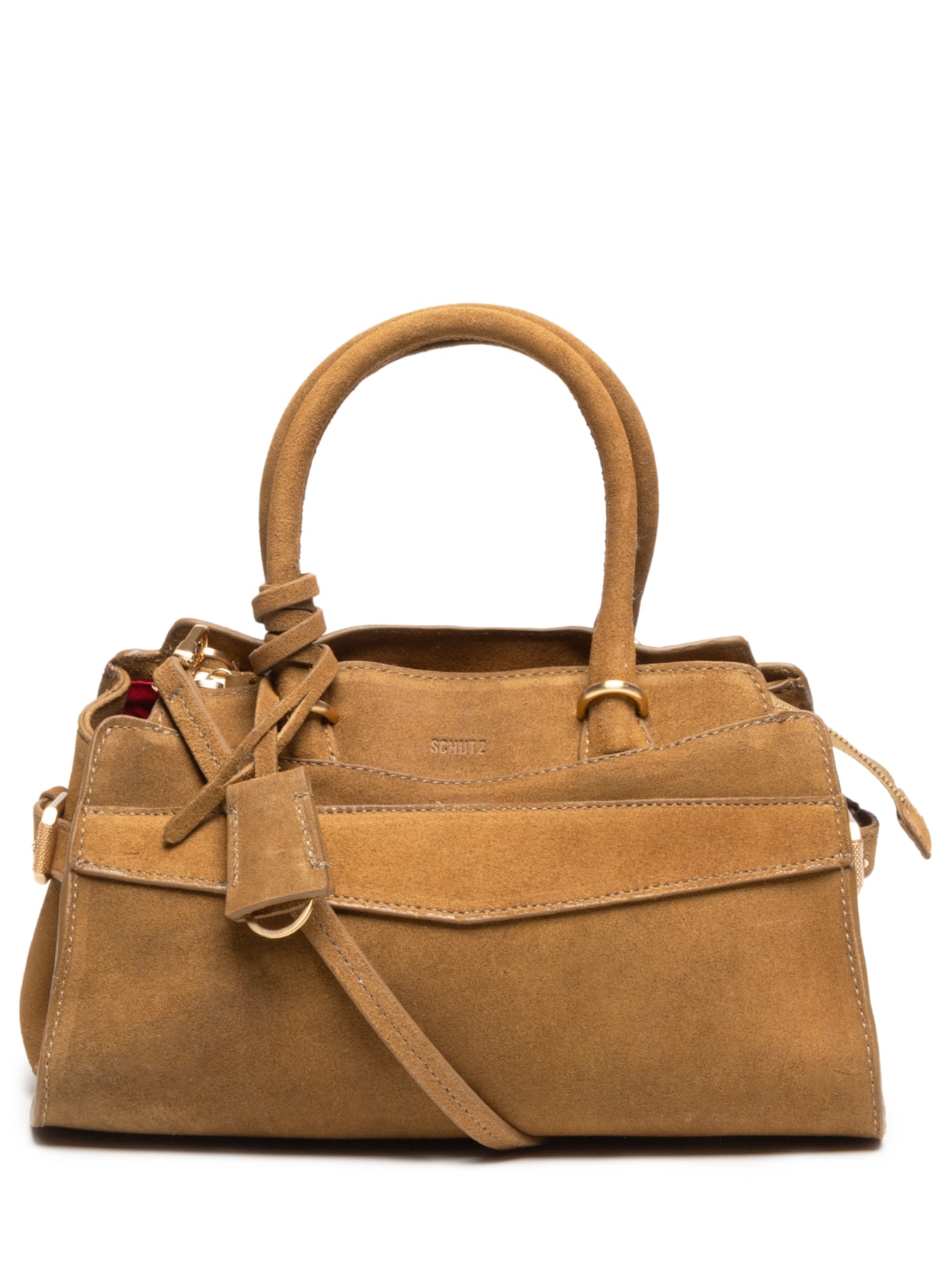 Bolsa Feminina Tote Rush Camurça - Marrom
