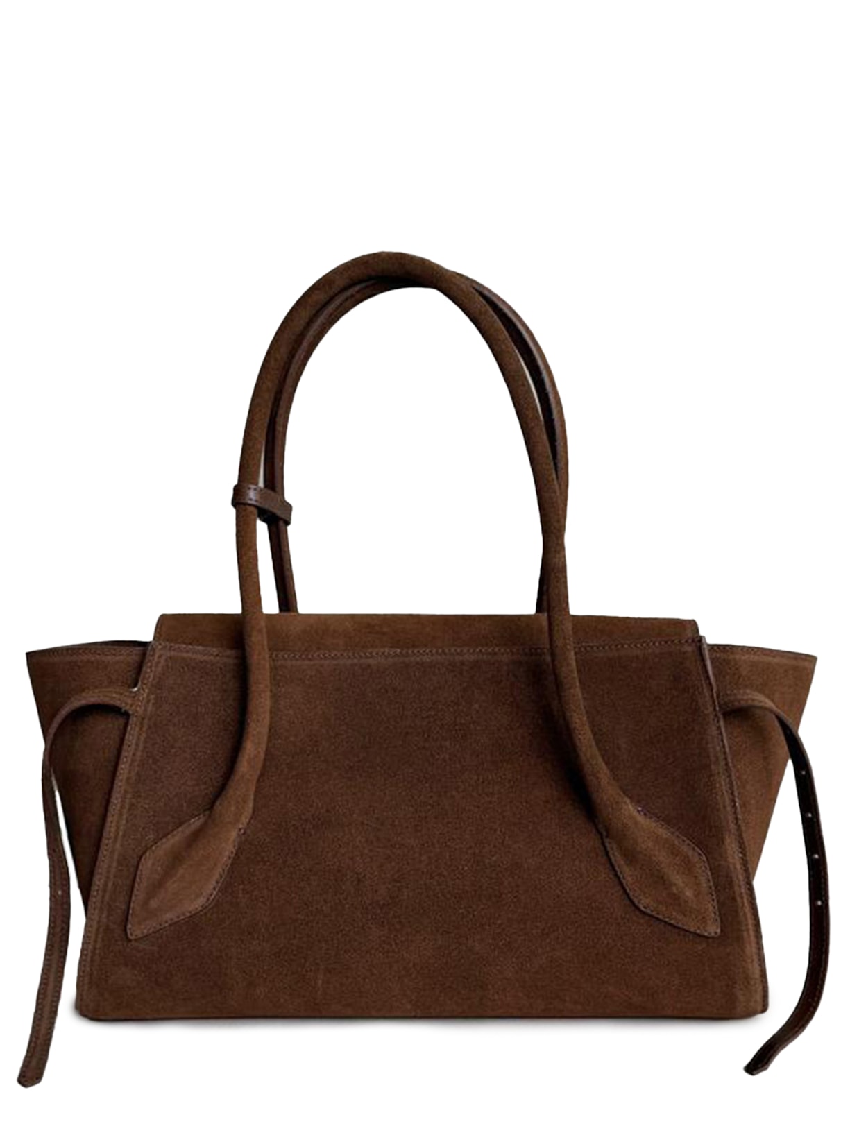 Bolsa Feminina Tote Sofia Camurça Marrom Schutz + Nati Vozza