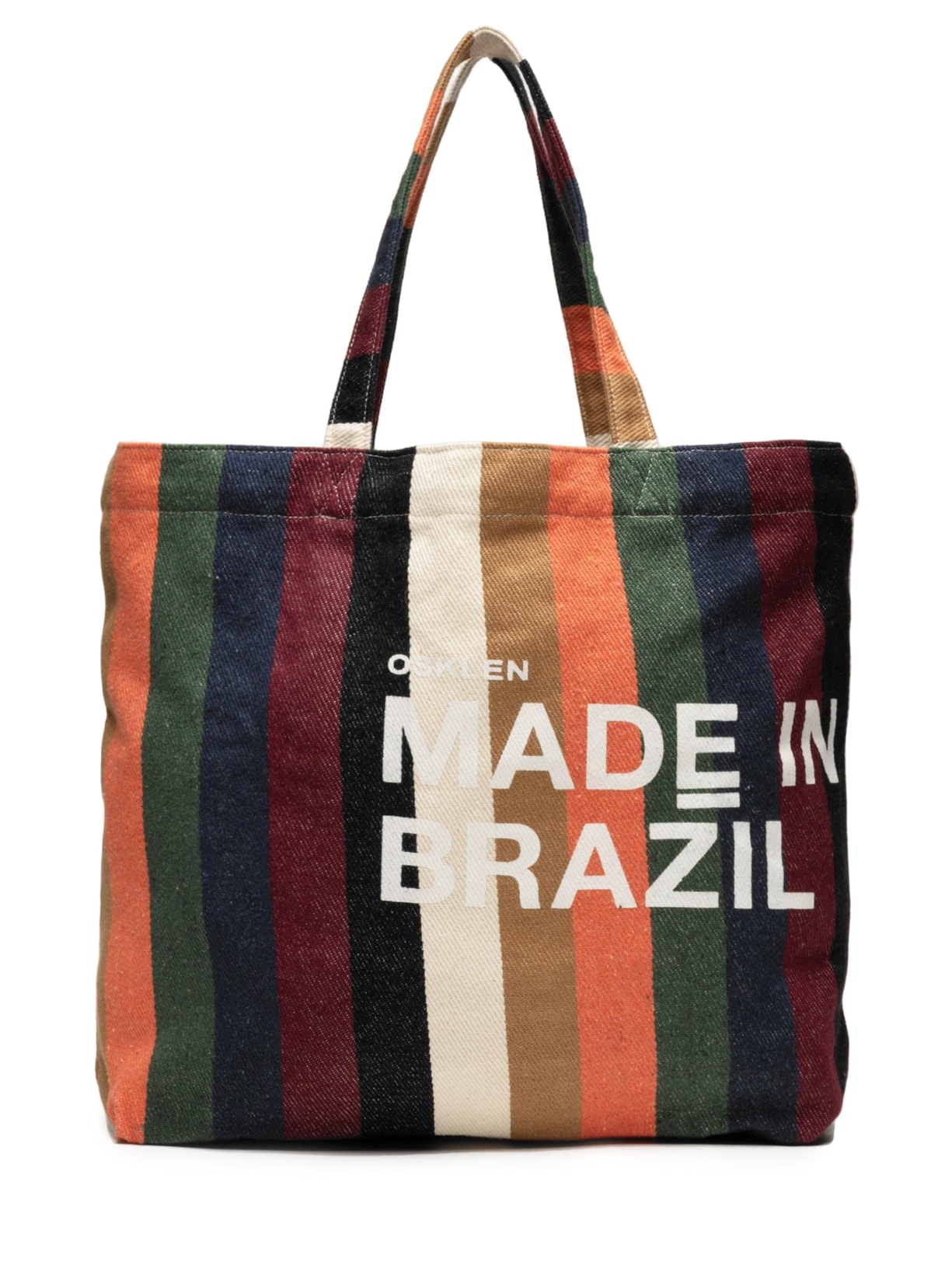 Bolsa Feminina Tote Stripes Made In Brazil - Verde