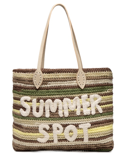 Bolsa Feminina Tote Summer Spot - Bege