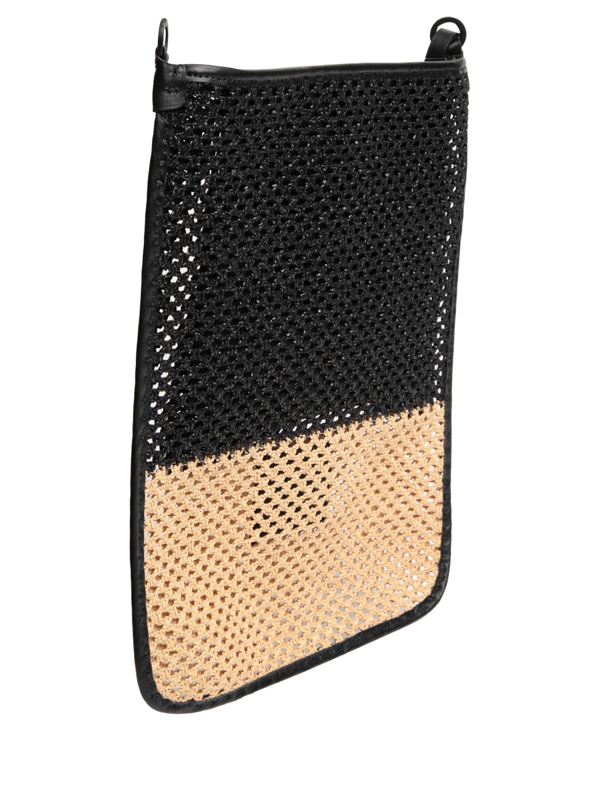 Bolsa Feminina Tote Tela Flat Bicolor Bege Osklen