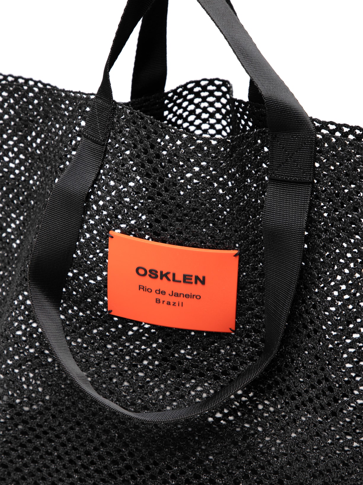 Bolsa Feminina Tote Tela Preto Osklen