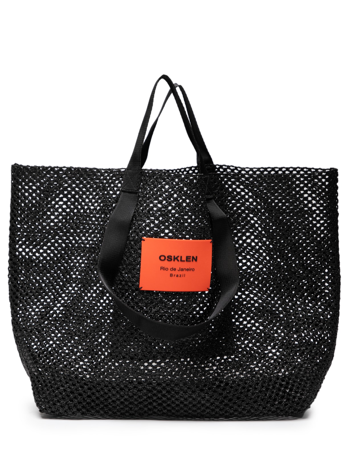 Bolsa Feminina Tote Tela Preto Osklen