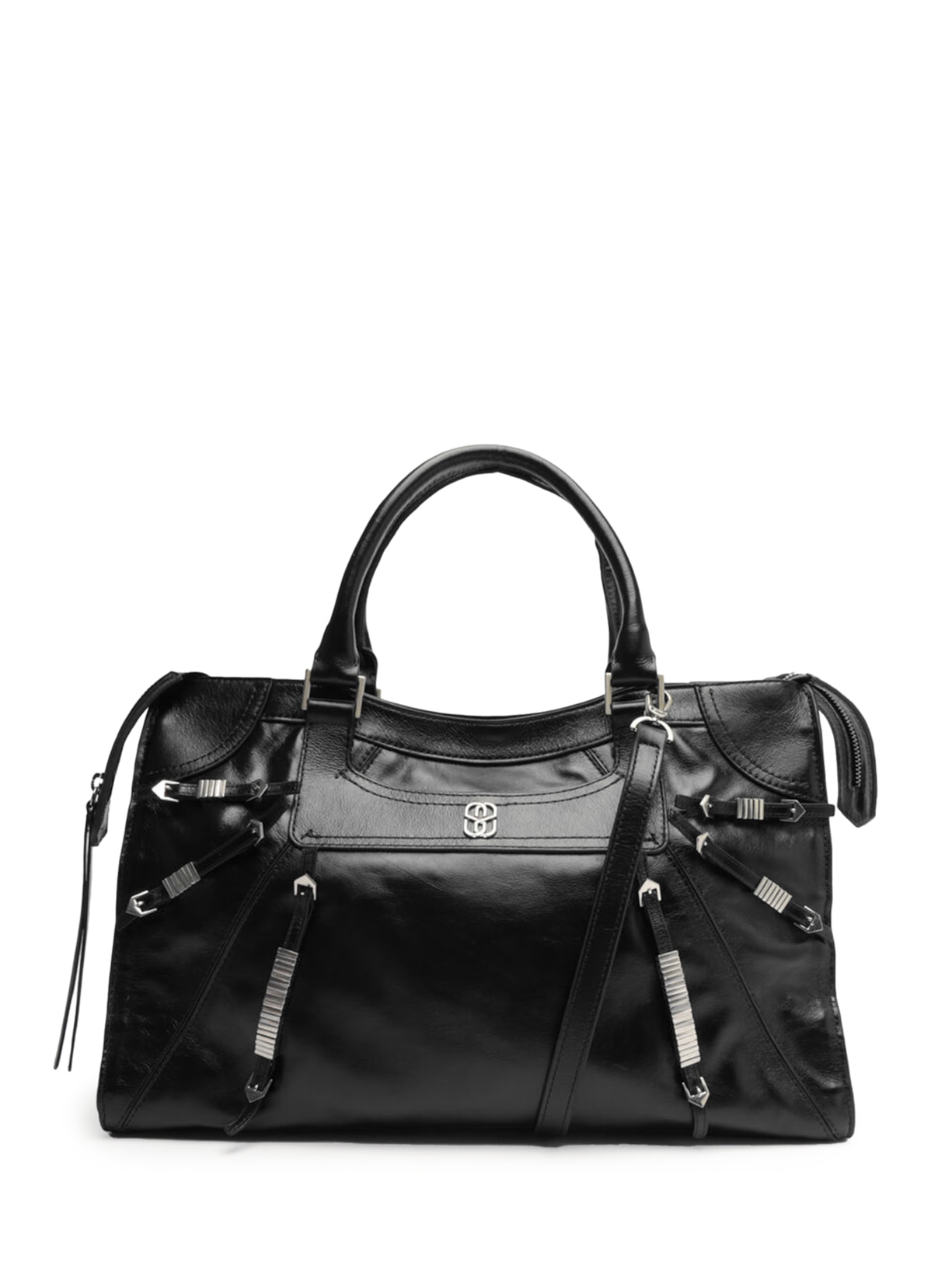 Bolsa Feminina Tote Tessa Couro - Preto