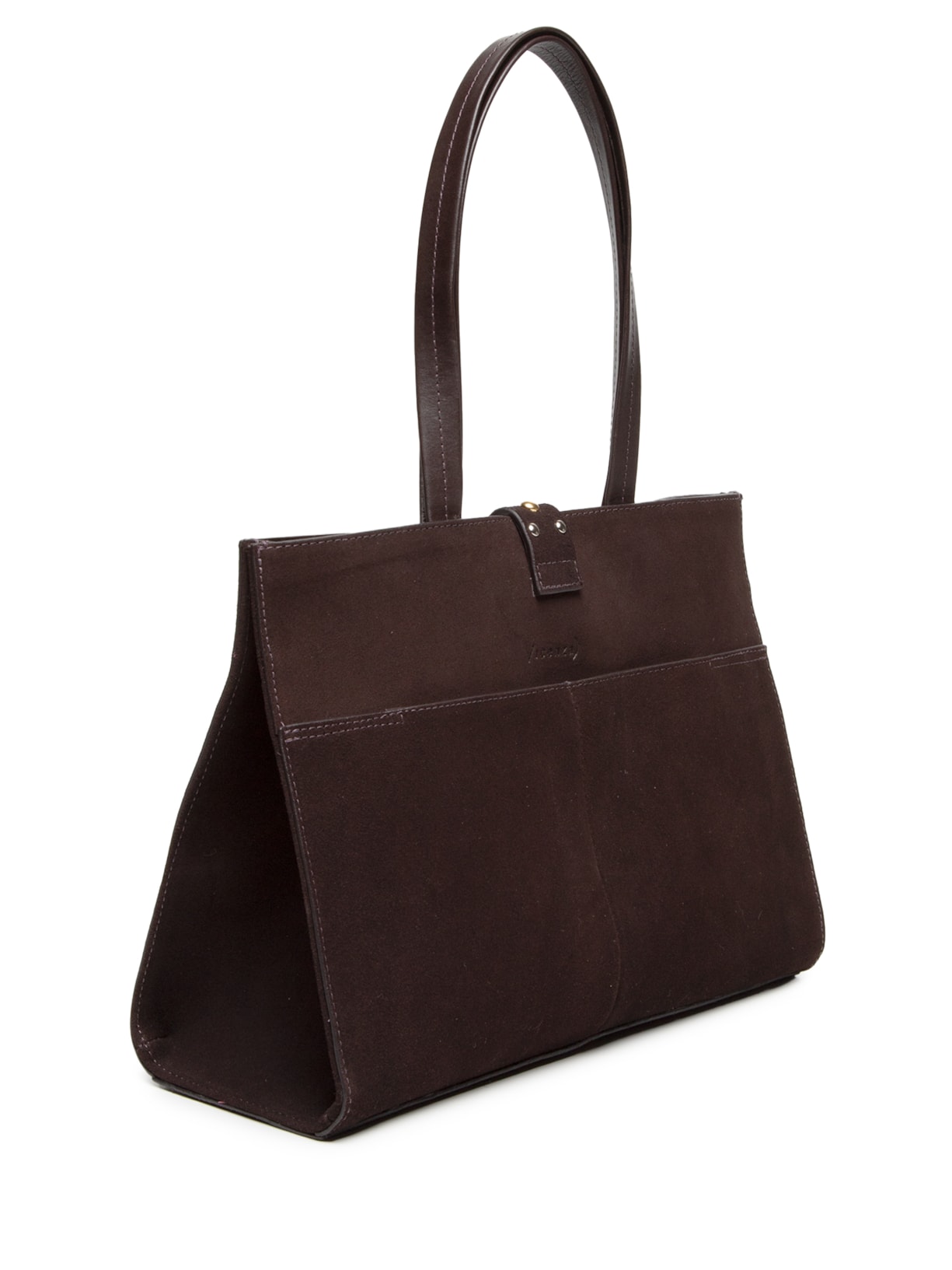Bolsa Feminina Tote Thaila Grande Camurça Marrom Vicenza