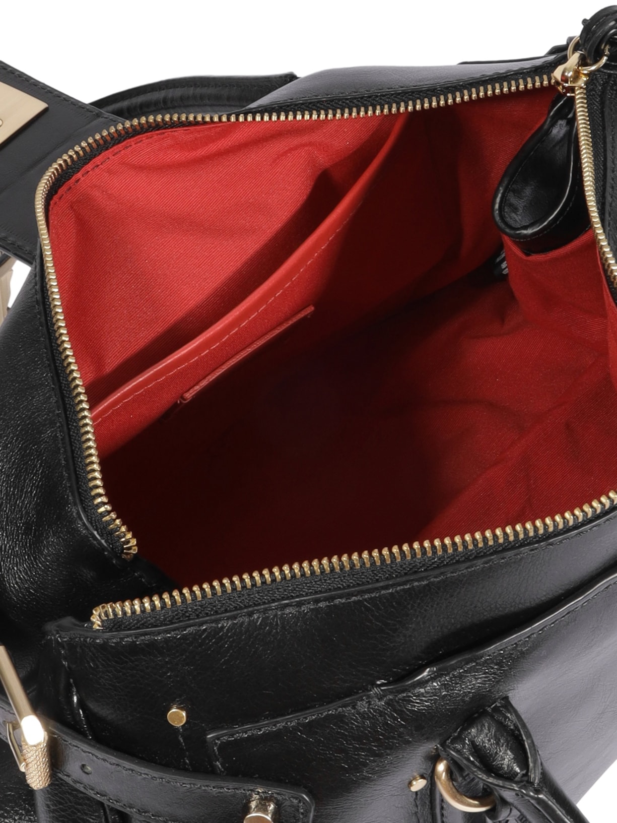 Bolsa Feminina Tote The Secret Couro Preto Schutz