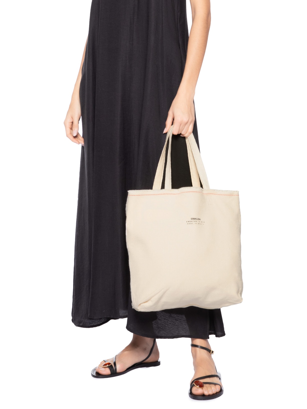 Bolsa Feminina Tote Trame Bege Osklen