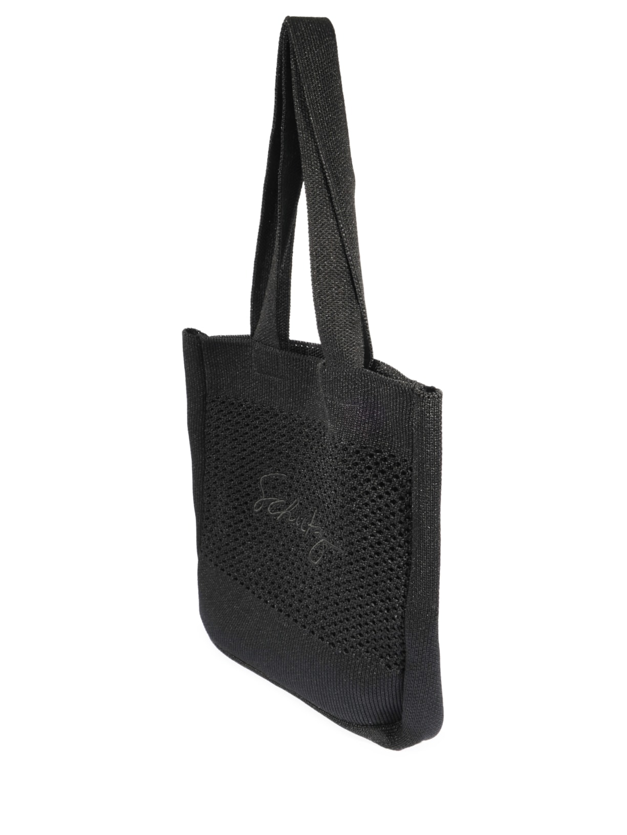 Bolsa Feminina Tote Tricot Preto Schutz