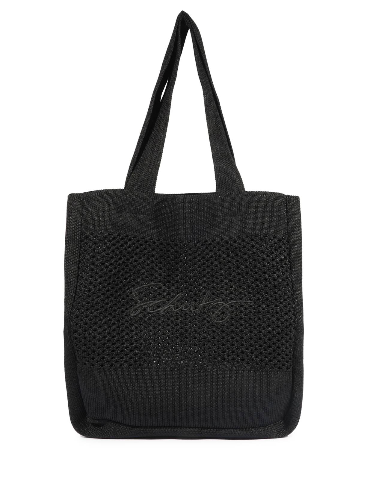 Bolsa Feminina Tote Tricot Preto Schutz