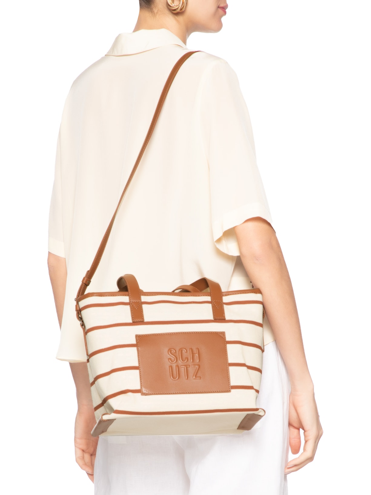 Bolsa Feminina Tote Willa Pequena Bege Schutz