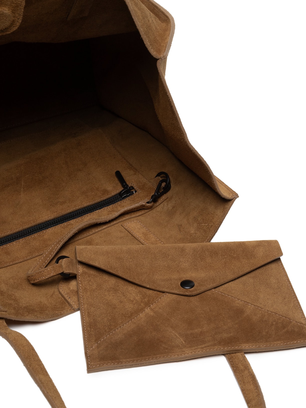 Bolsa Feminina Tote Yvi Camurça Marrom Osklen