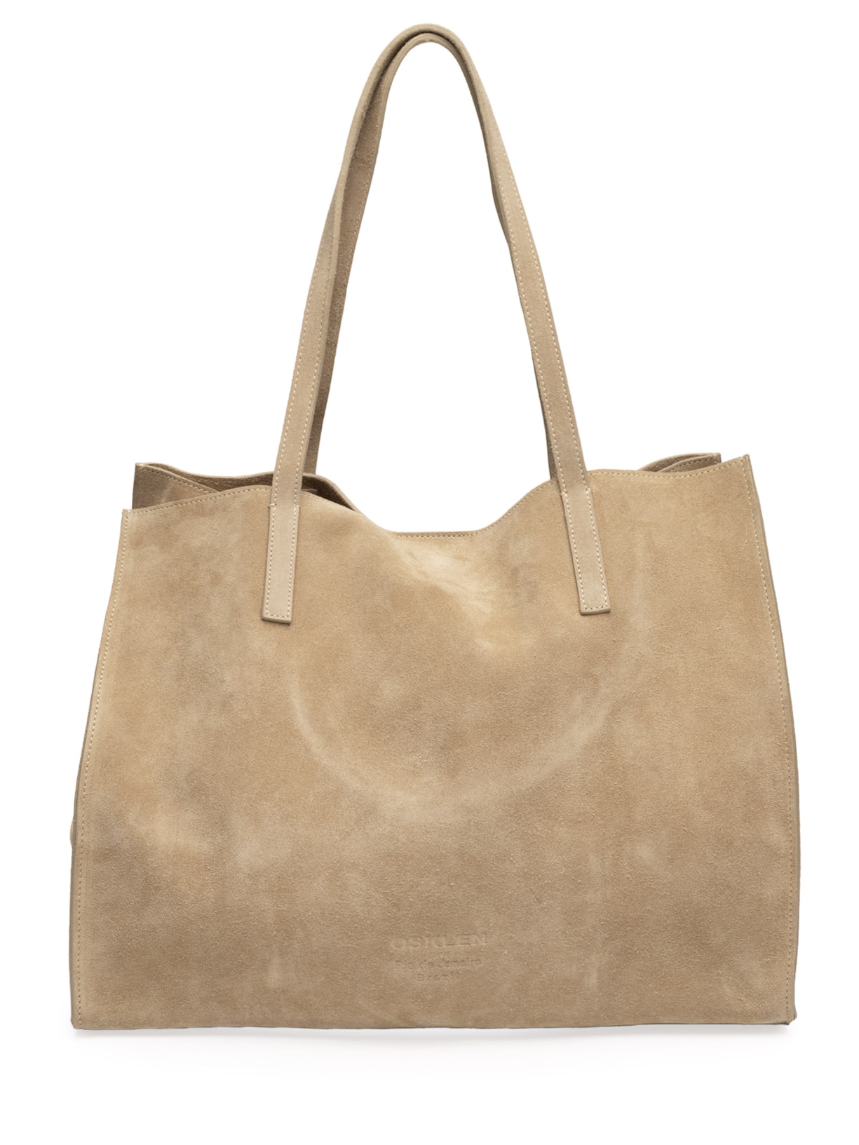 Bolsa Feminina Tote Yvi Camurça Marrom Osklen