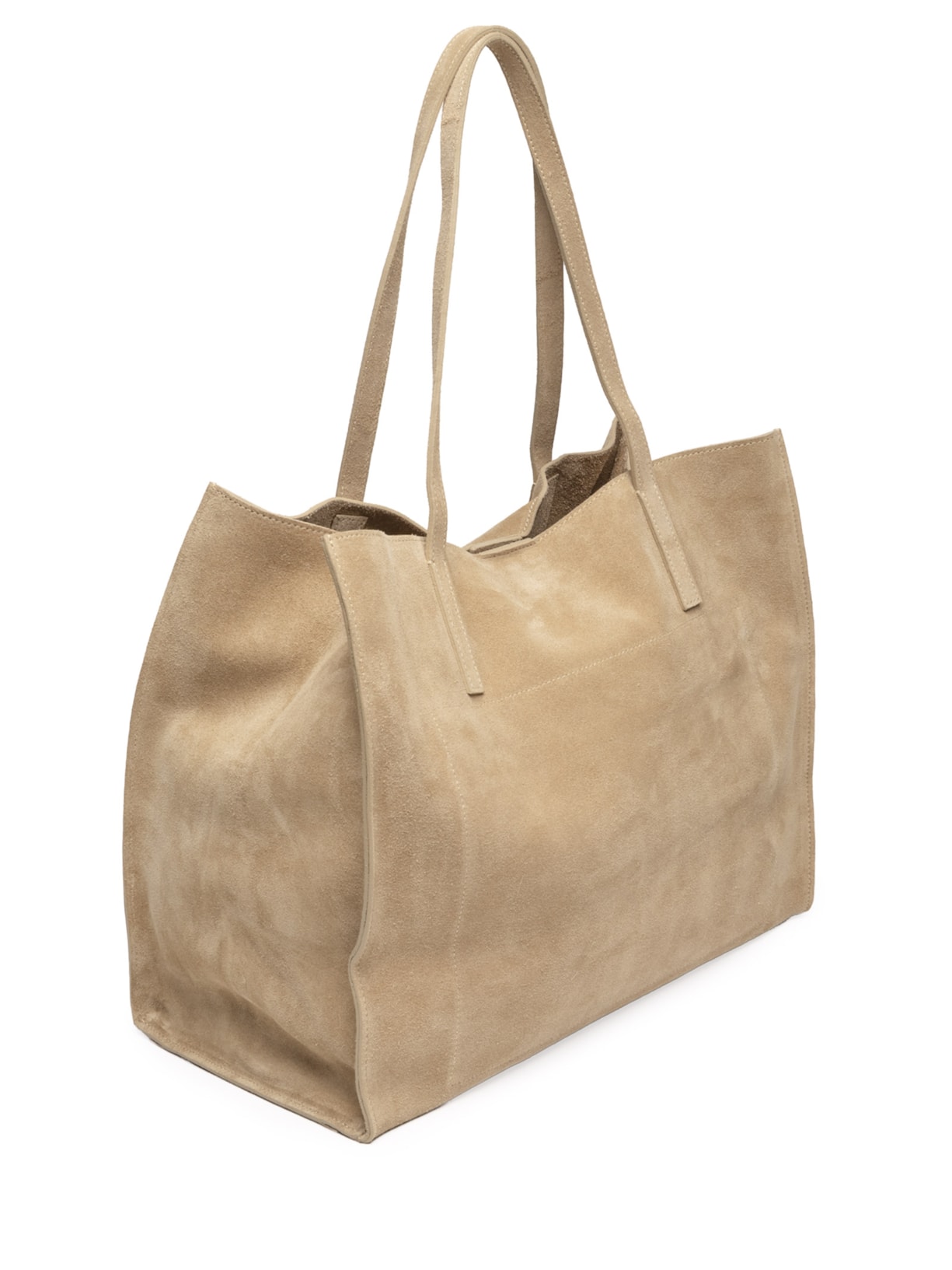 Bolsa Feminina Tote Yvi Camurça Marrom Osklen