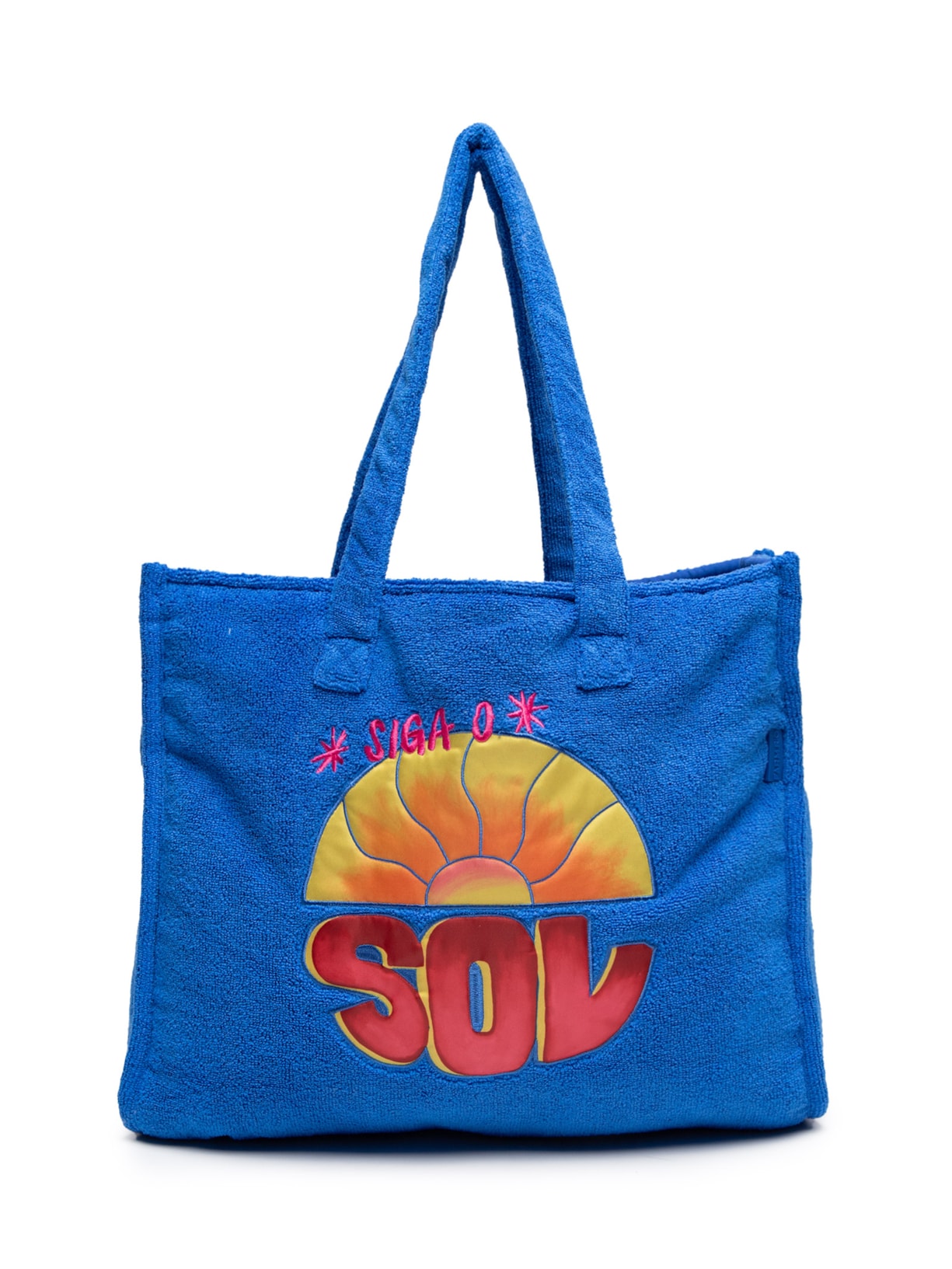 Bolsa Feminina Totebag Praiana Siga O Sol - Azul