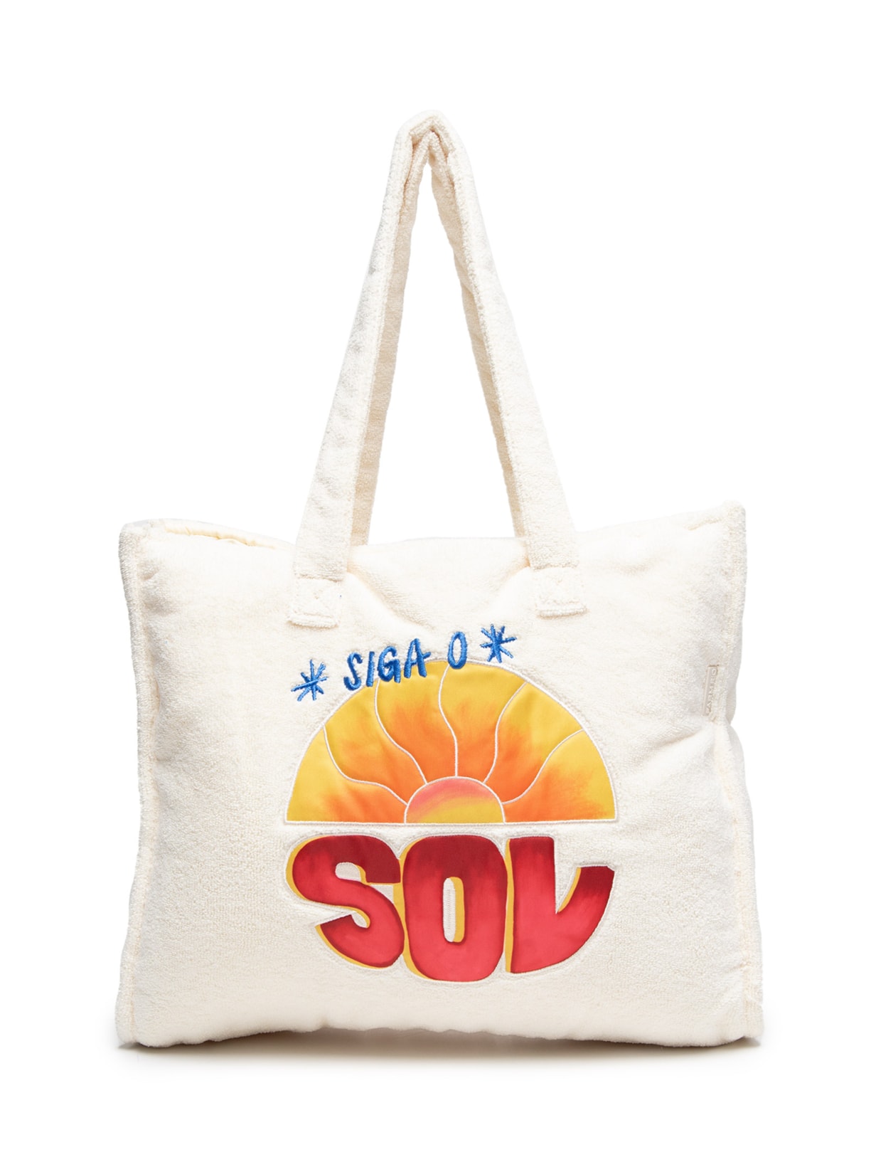 Bolsa Feminina Totebag Praiana Siga O Sol - Branco