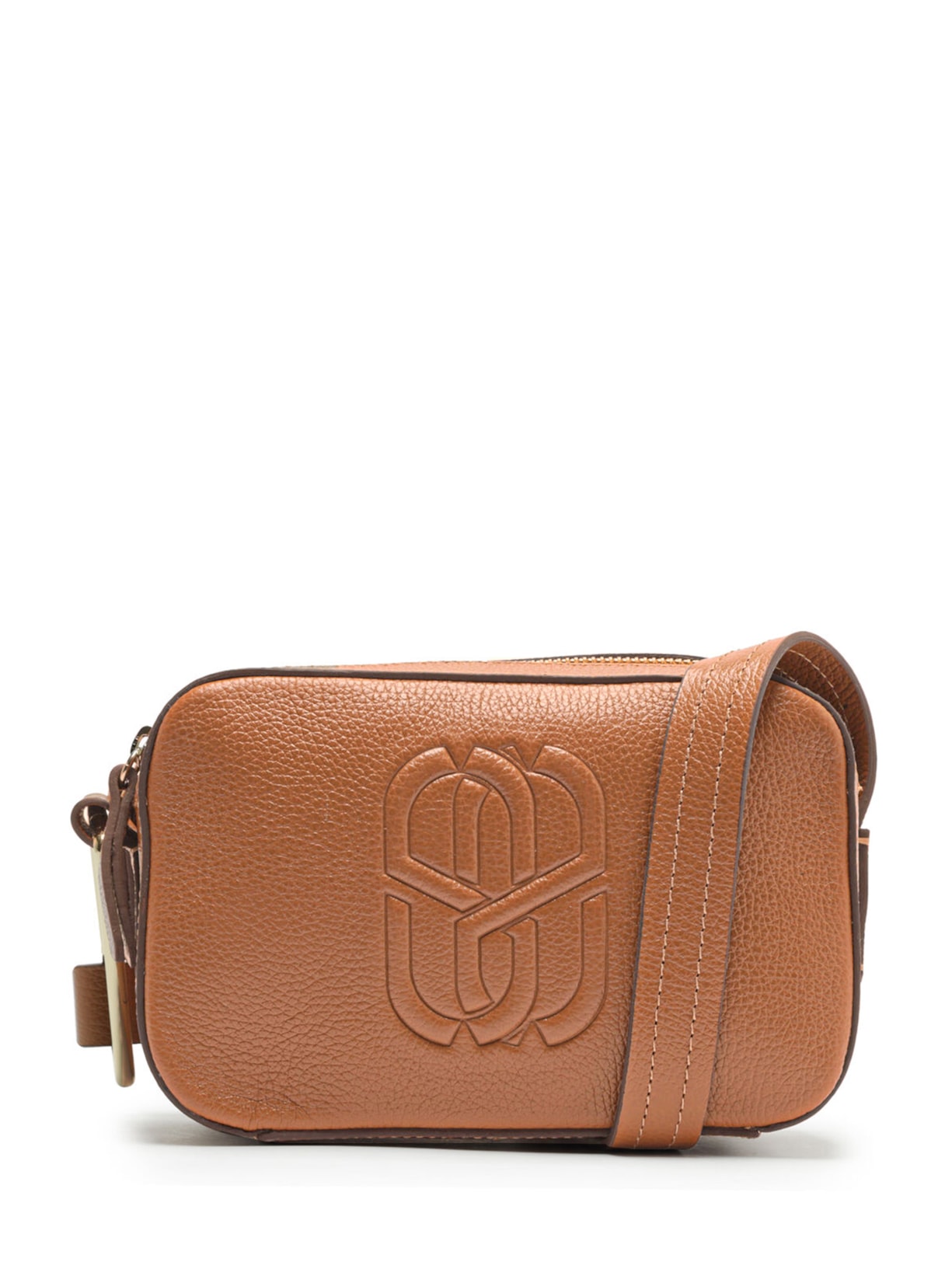 Bolsa Feminina Transversal Pequena Couro - Marrom