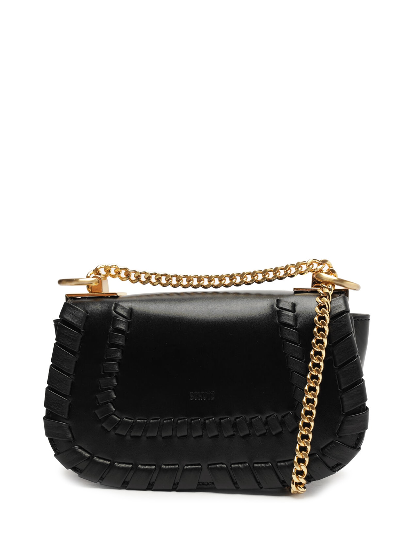 すぅ Bolsa Feminina Transversal Zendaya Couro - Schutz - Preto
