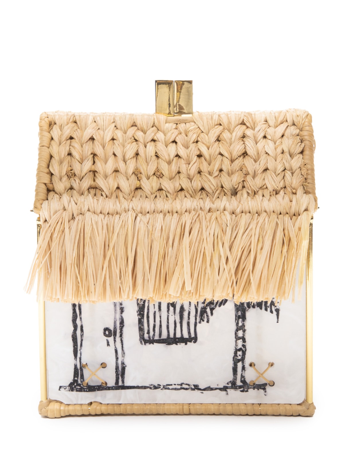 Bolsa Feminina Uxuá Gold - Bege