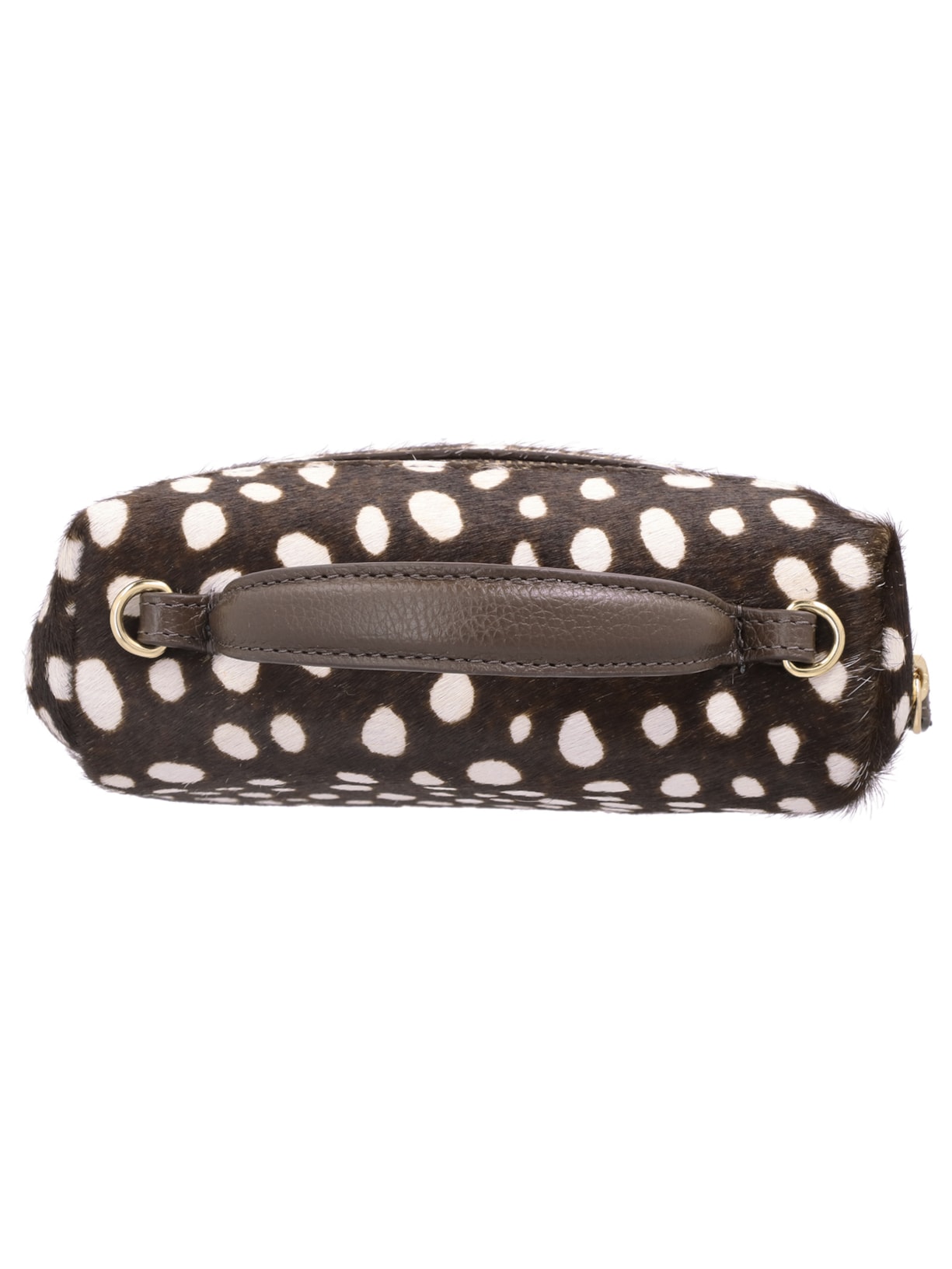 Bolsa Feminina Vanity Pequena Animal Print Marrom Luiza Barcelos