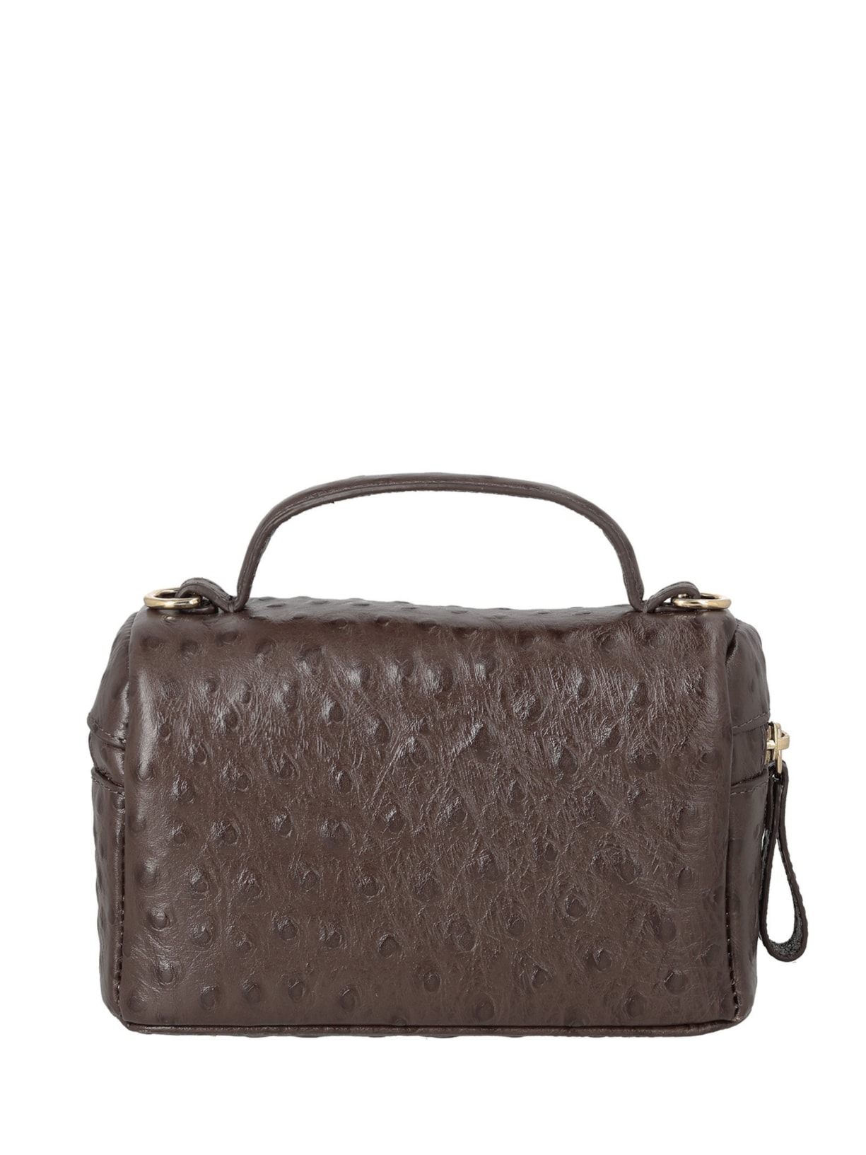 Bolsa Feminina Vanity Pequena Marrom Luiza Barcelos