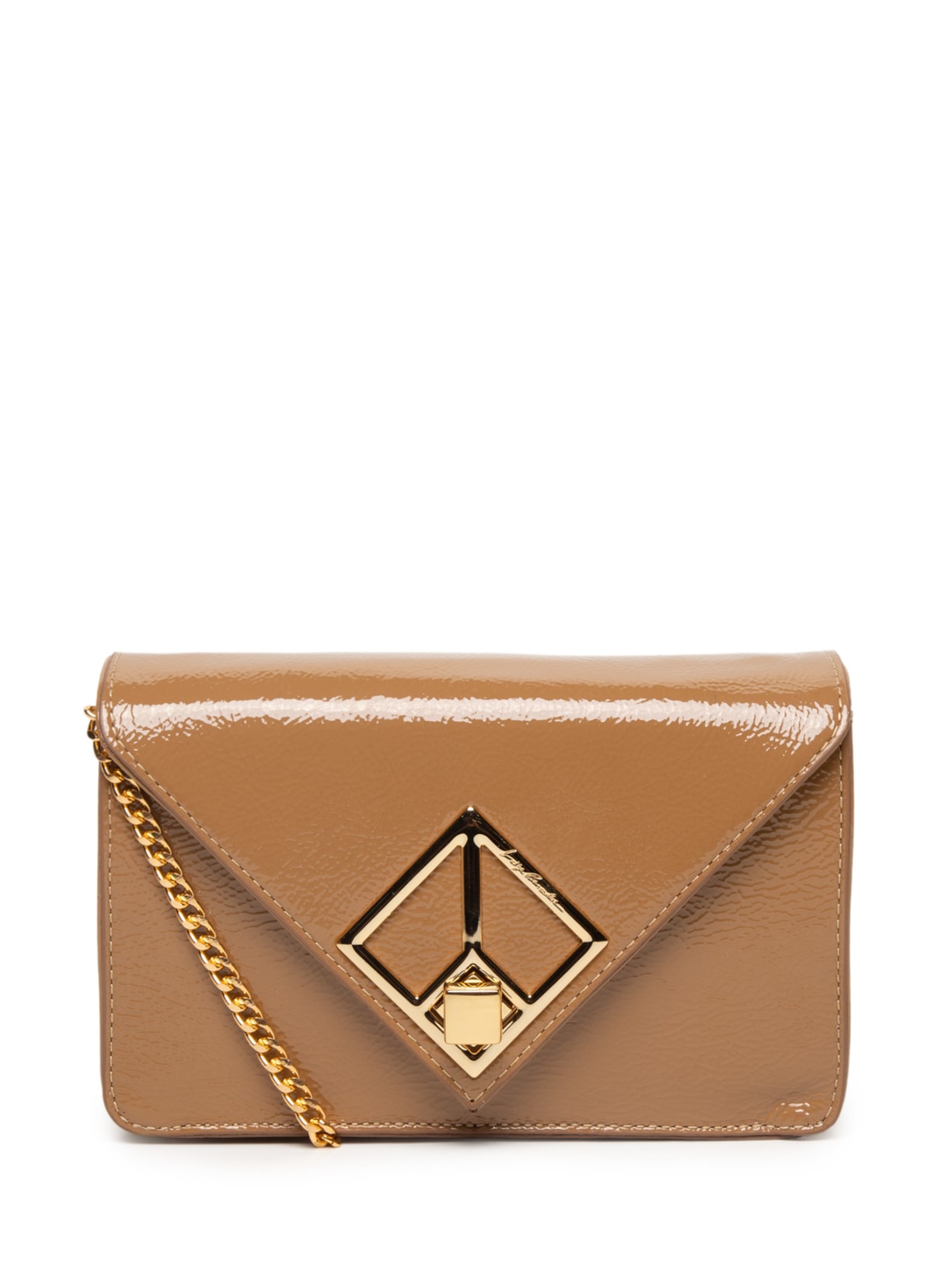 Bolsa Feminina Verniz Argila - Bege