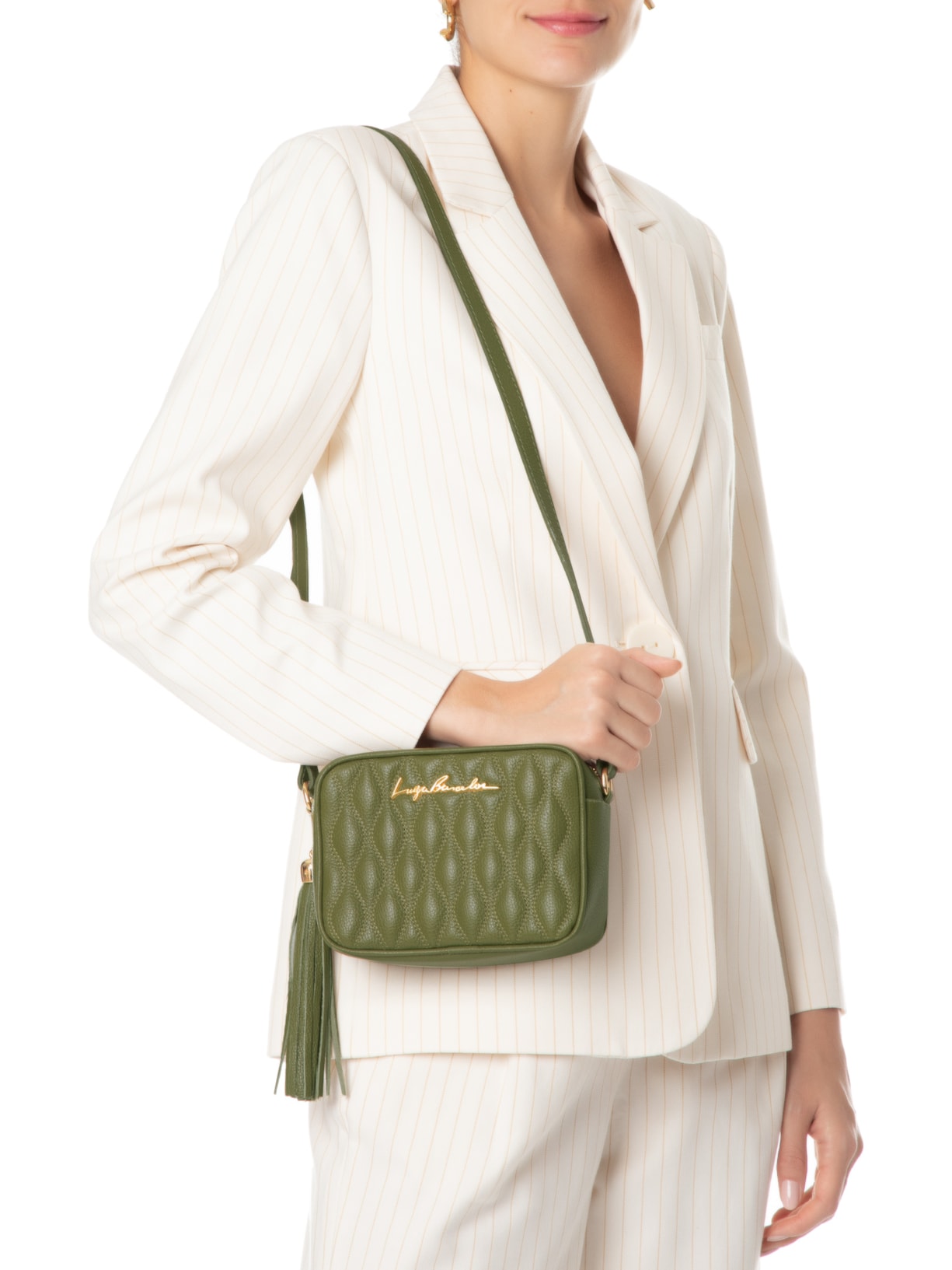 Bolsa Feminina Viena Alcaparra Verde Luiza Barcelos