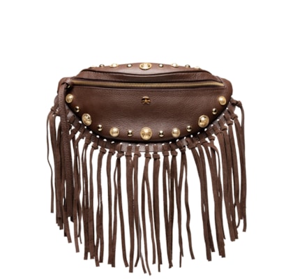 Bolsa Feminina Viena Camurção - Marrom