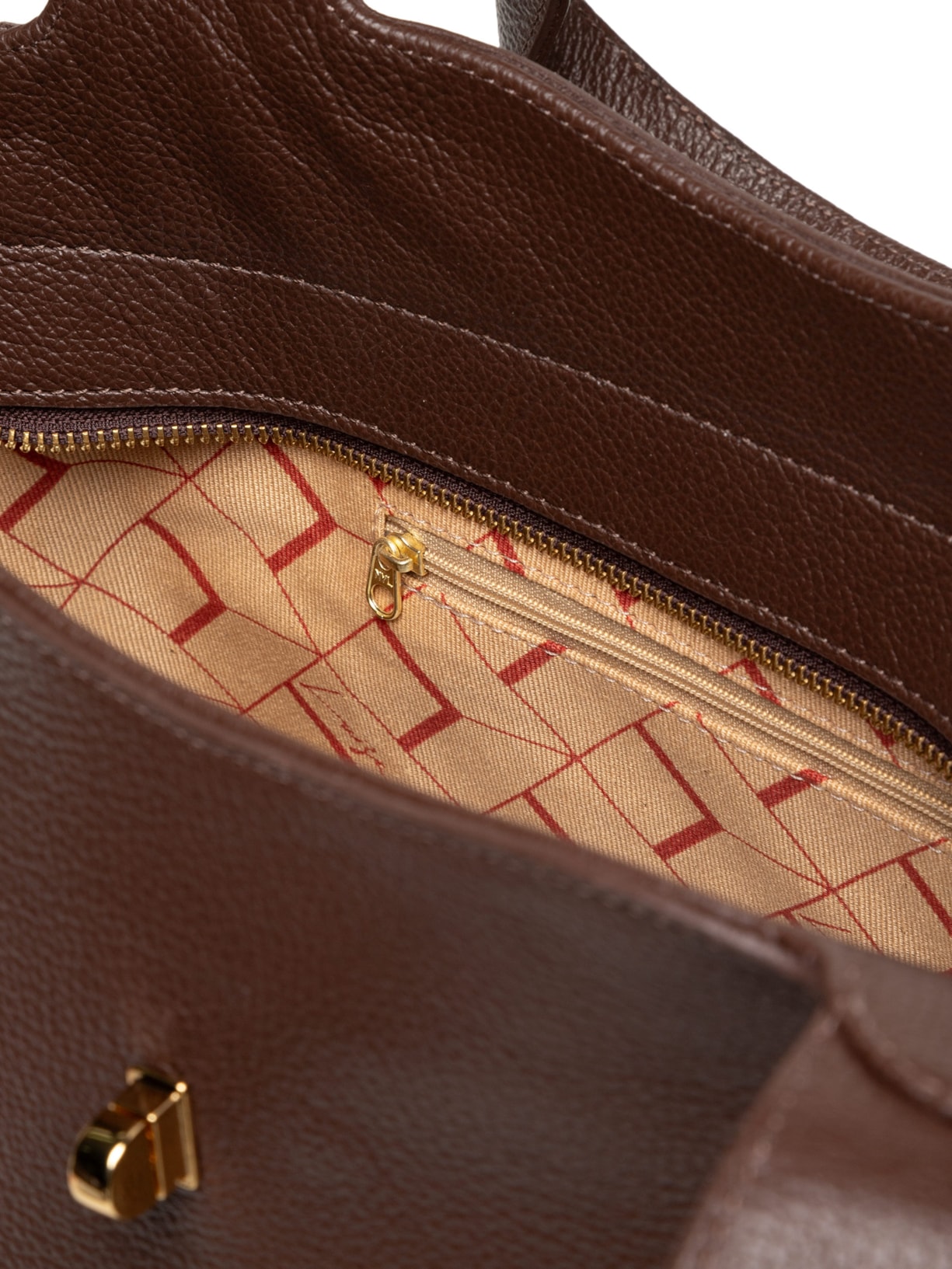 Bolsa Feminina Viena Coffee Marrom Luiza Barcelos