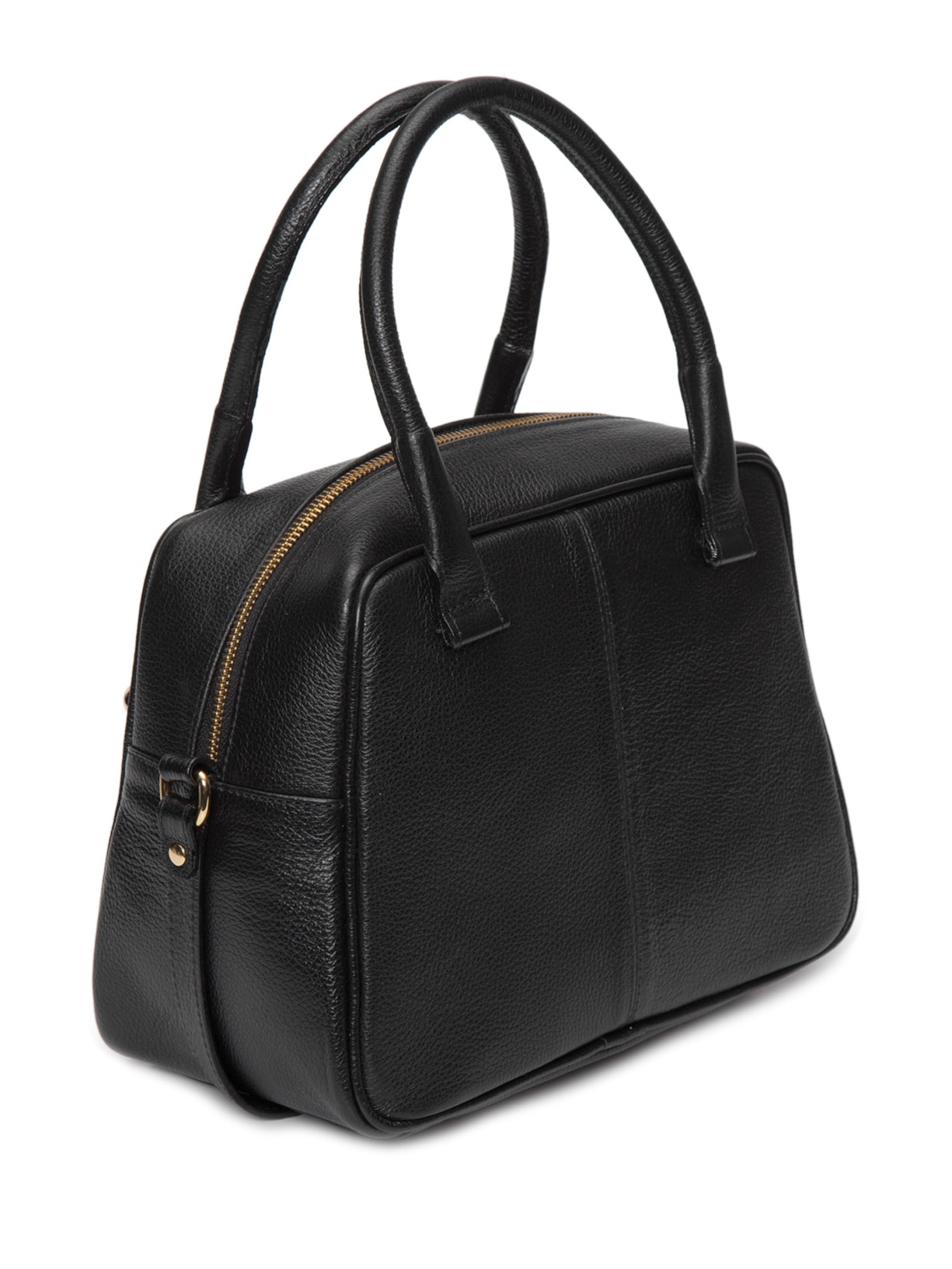 Bolsa Feminina Viena Couro Preto Luiza Barcelos