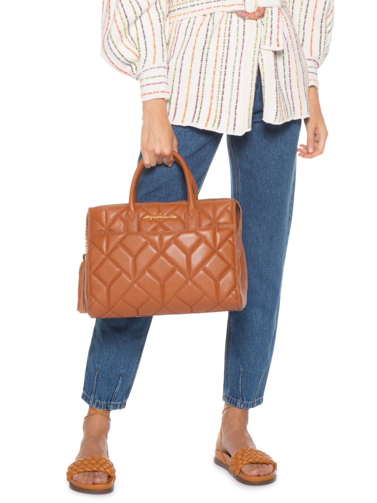 Bolsa Feminina Viena Marrom Luiza Barcelos