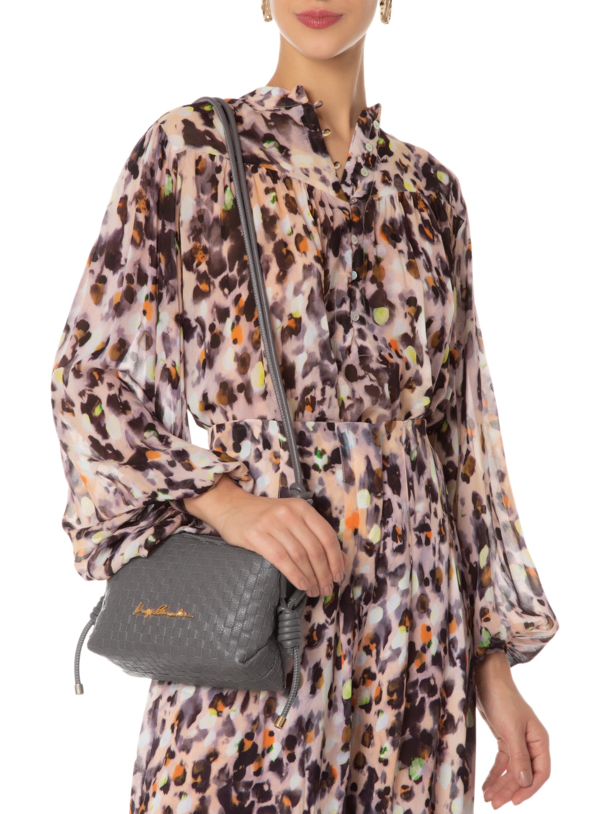 Bolsa Feminina Viena Storm Cinza Luiza Barcelos