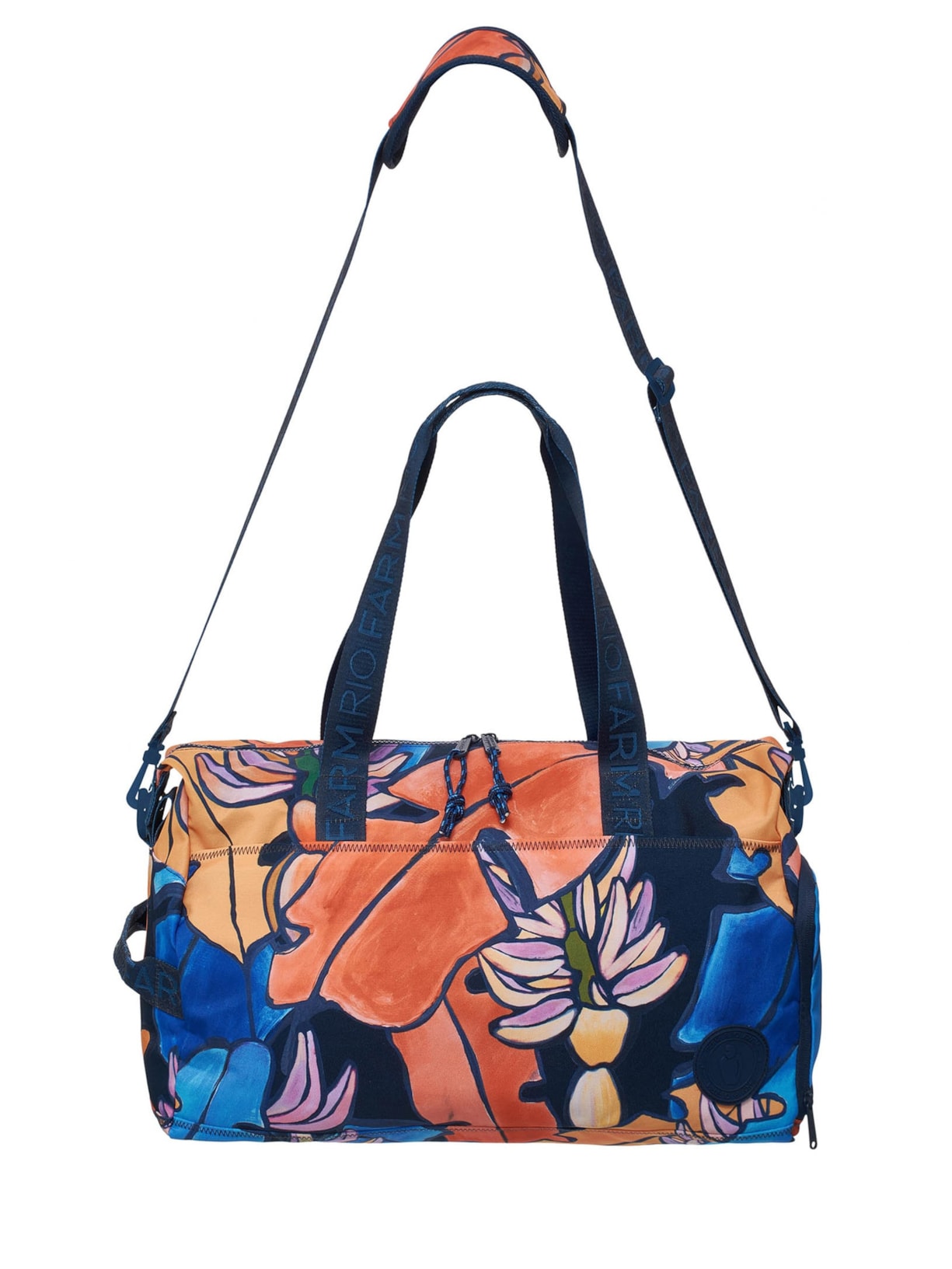 Bolsa Feminina Viva Banana Flora - Azul