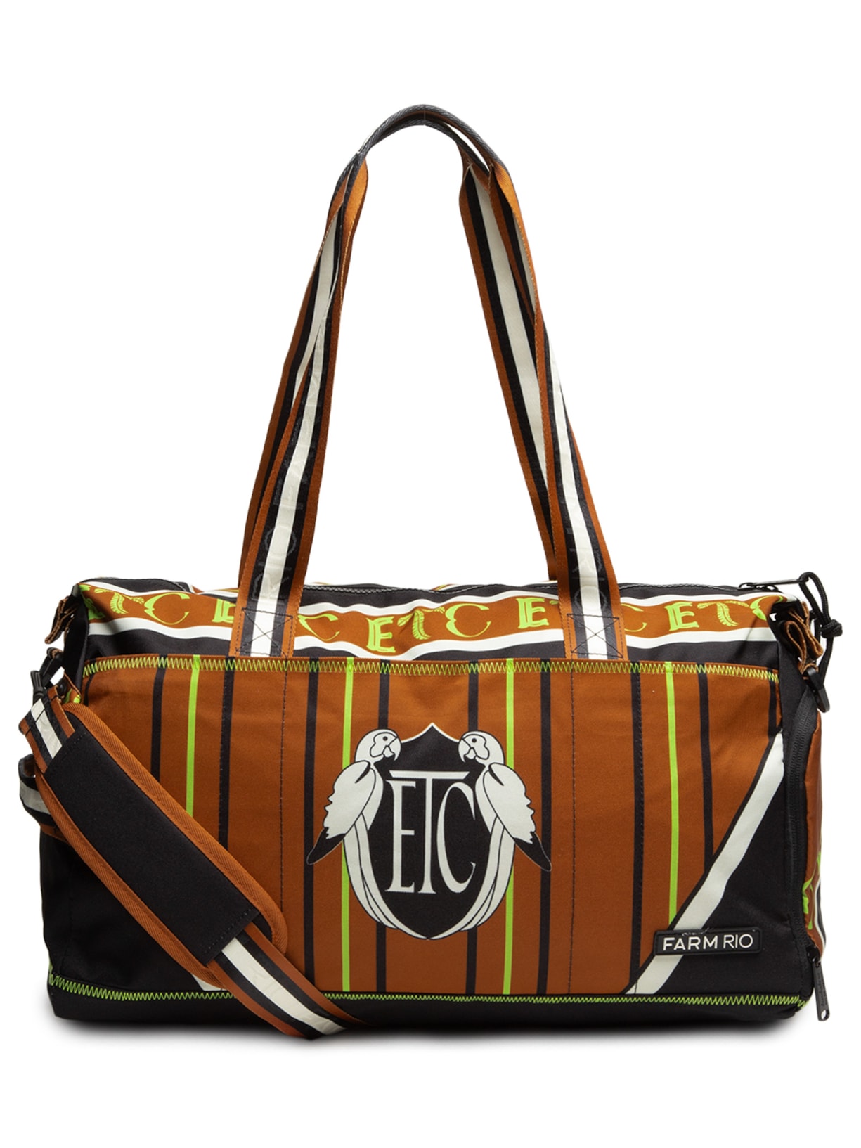 Bolsa Feminina Viva Copa Etc Listra Vinho - Marrom