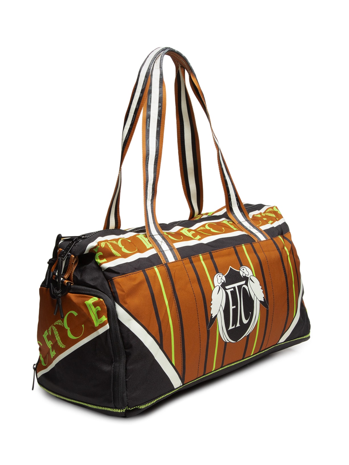 Bolsa Feminina Viva Copa Etc Listra Vinho Marrom Farm Etc