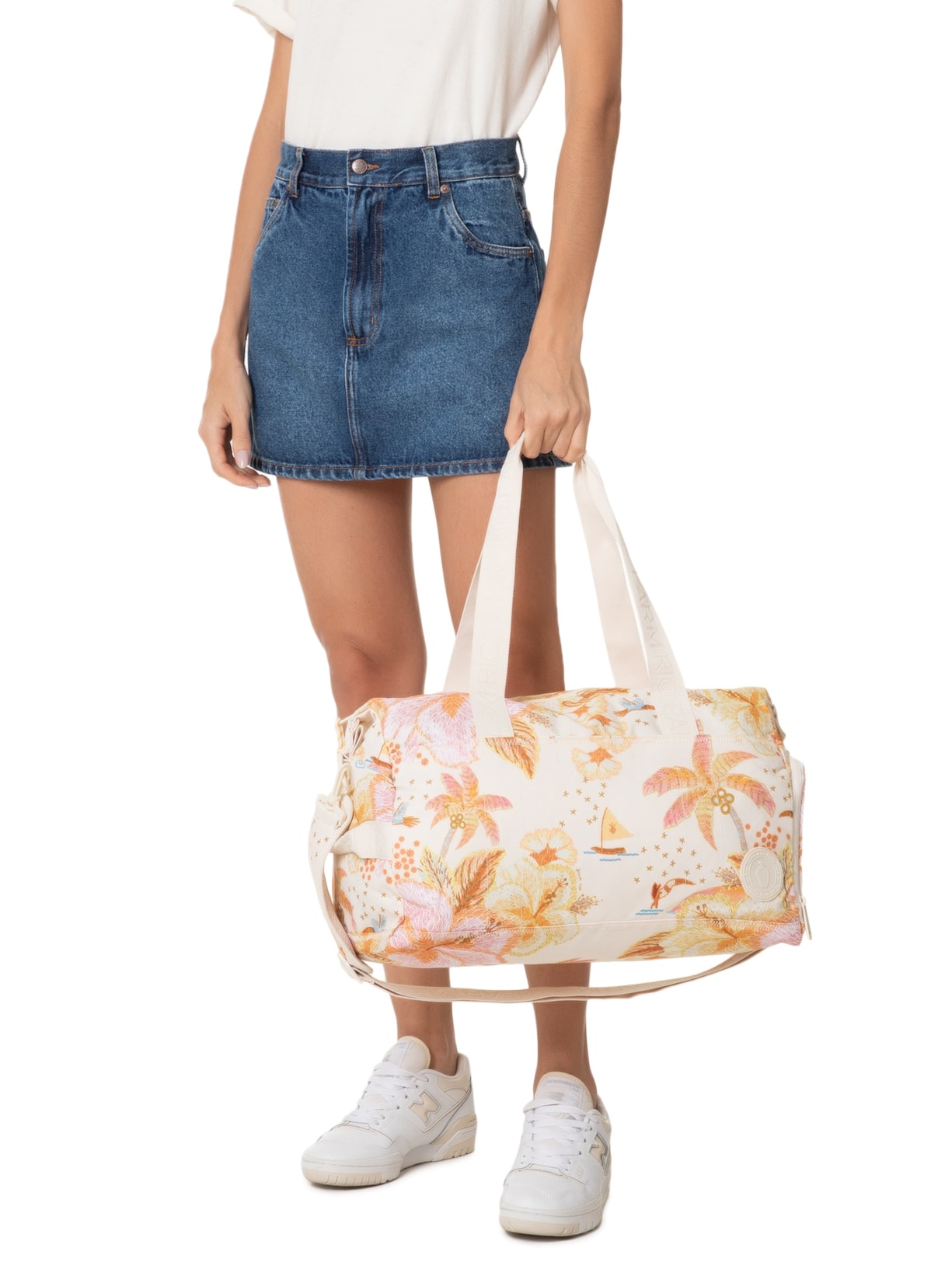 Bolsa Feminina Viva Ilha De Flor Amarelo Farm Etc