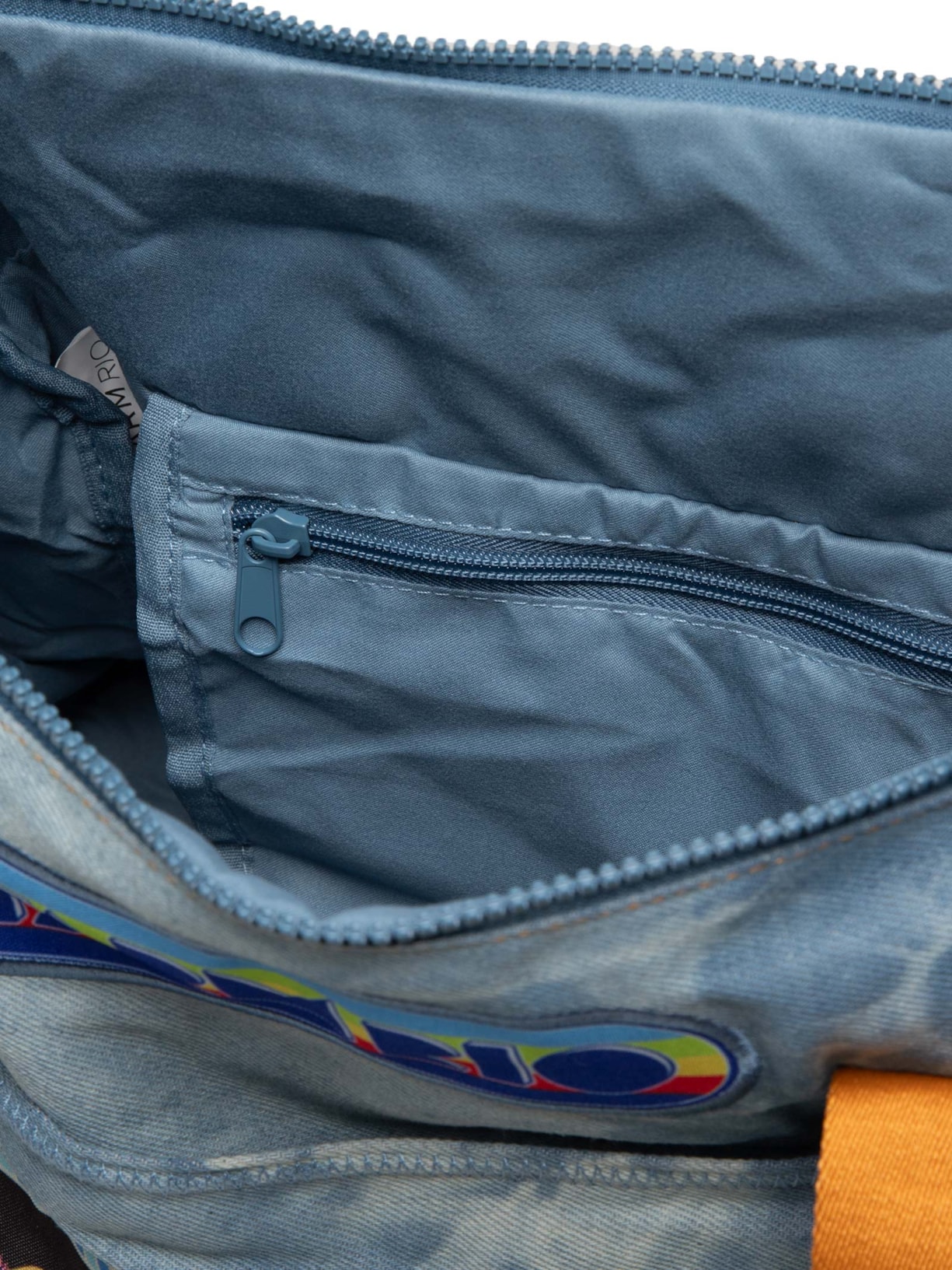 Bolsa Feminina Viva Patch Rio Jeans Azul Farm Etc