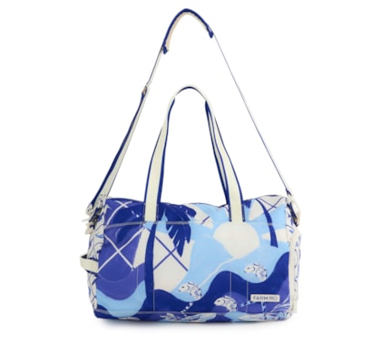 Bolsa Feminina Viva Semana De Arte Mural - Azul